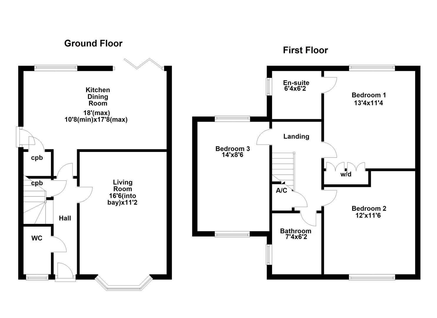 4, Glover Court, Middleton floorplan