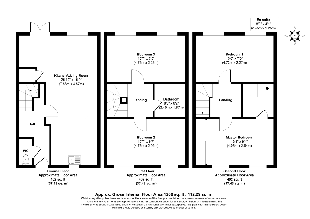 9, Bottreaux Rise, Boscastle floorplan