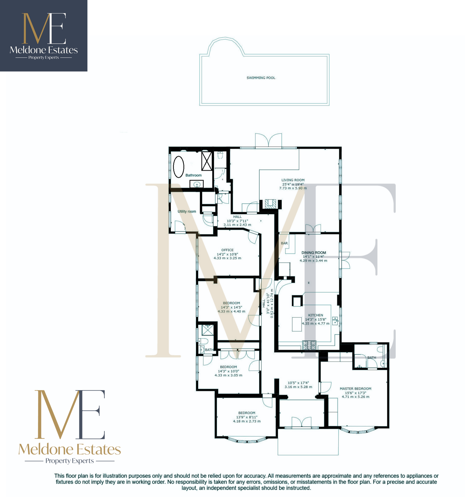 Sunset Towers, Longfield floorplan