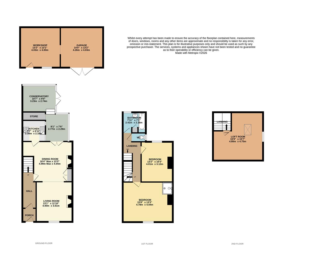 90, Buxton Road, High Peak floorplan