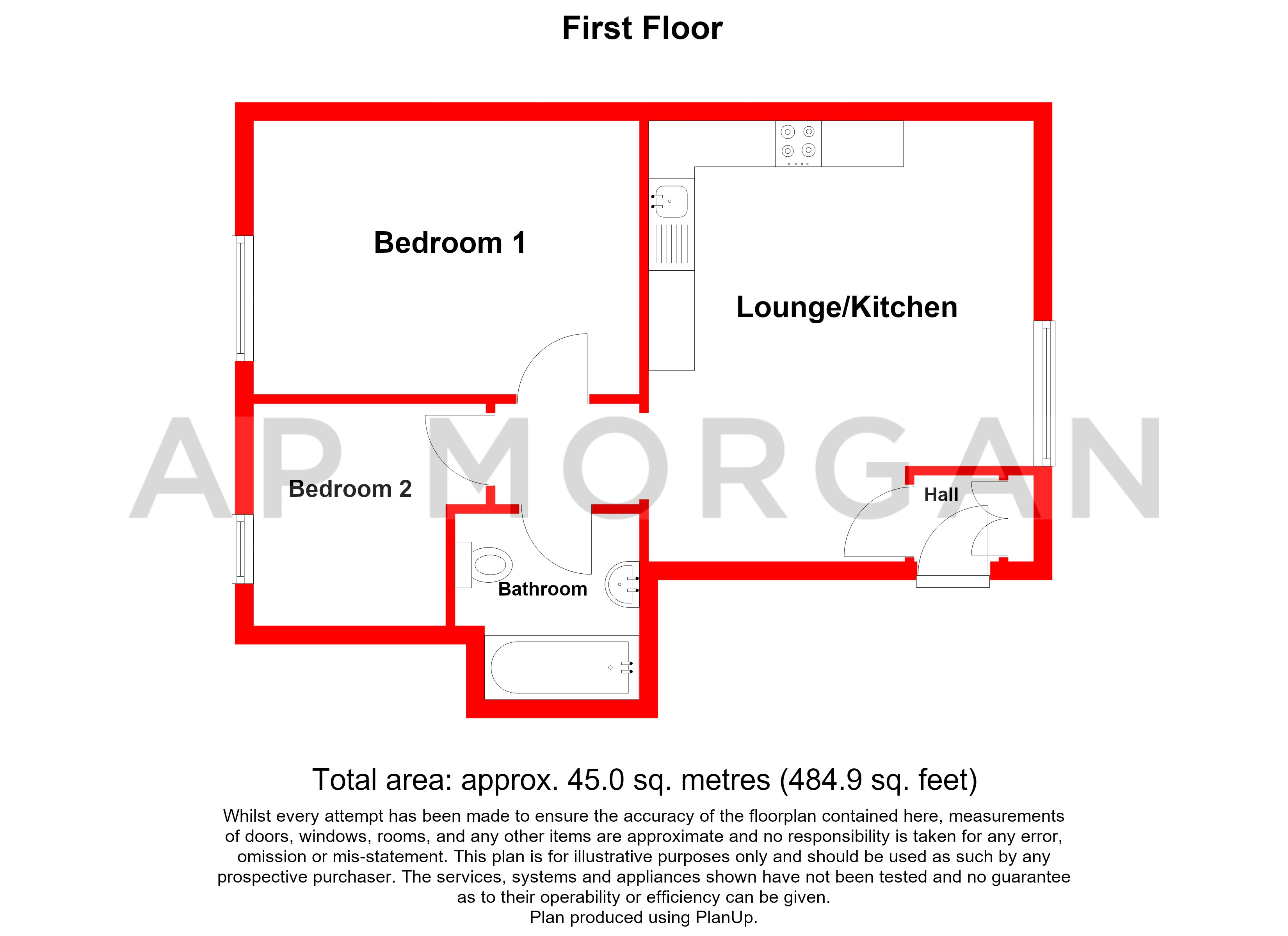 Hole Lane, Birmingham floorplan