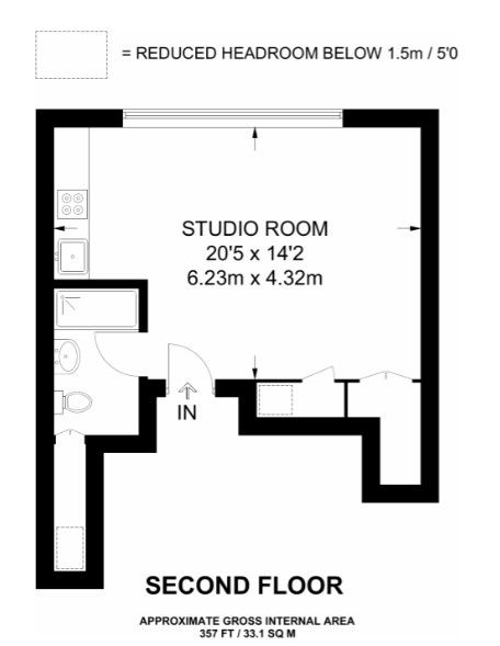 Flat 4, 41 Arundel Gardens, London floorplan