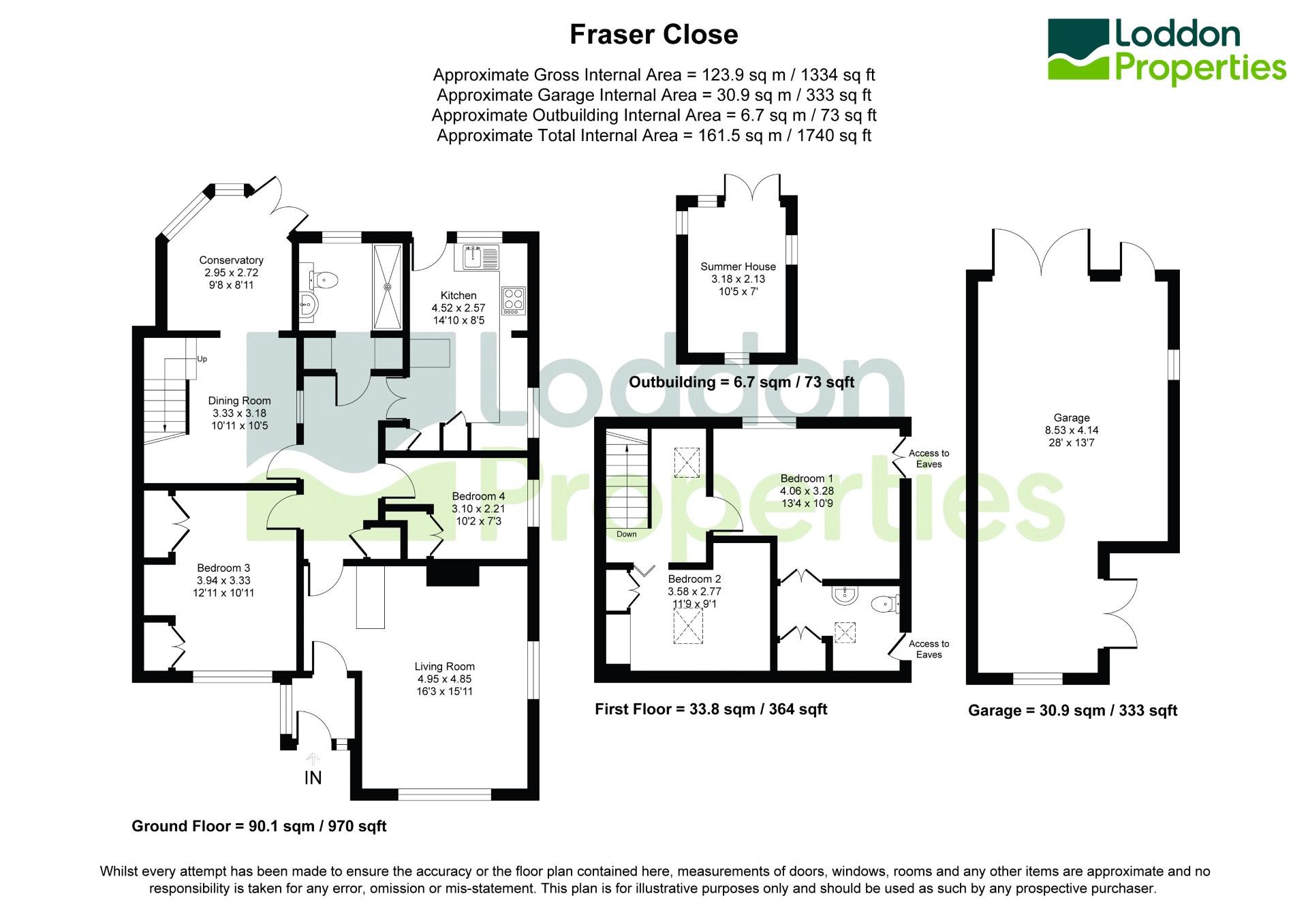 14, Fraser Close, Basingstoke floorplan