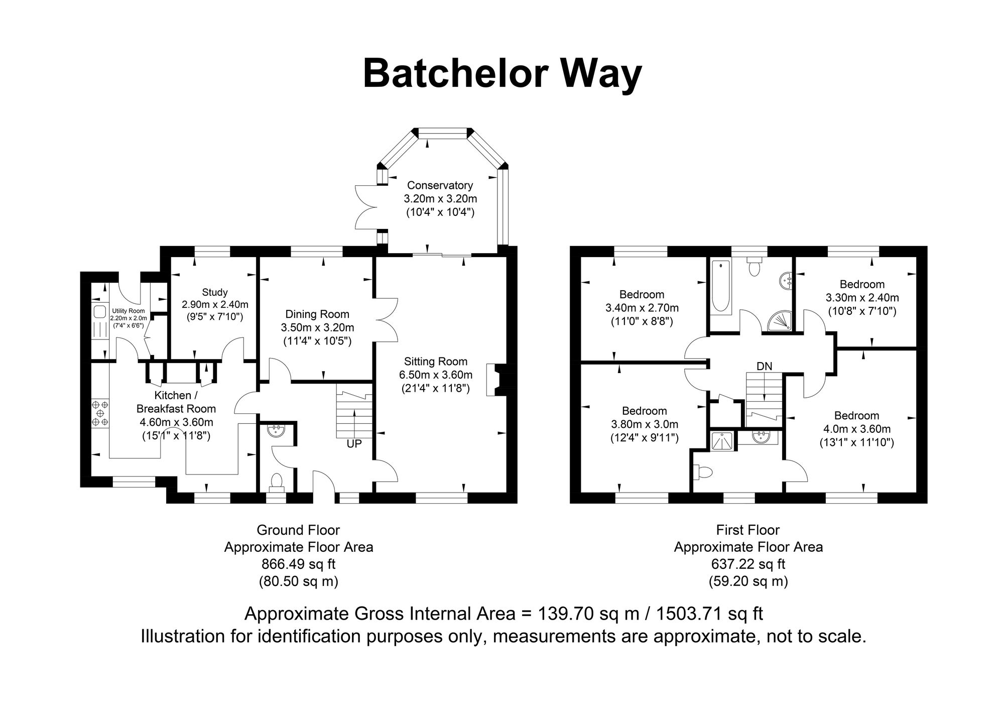4 Batchelor Way, Uckfield floorplan