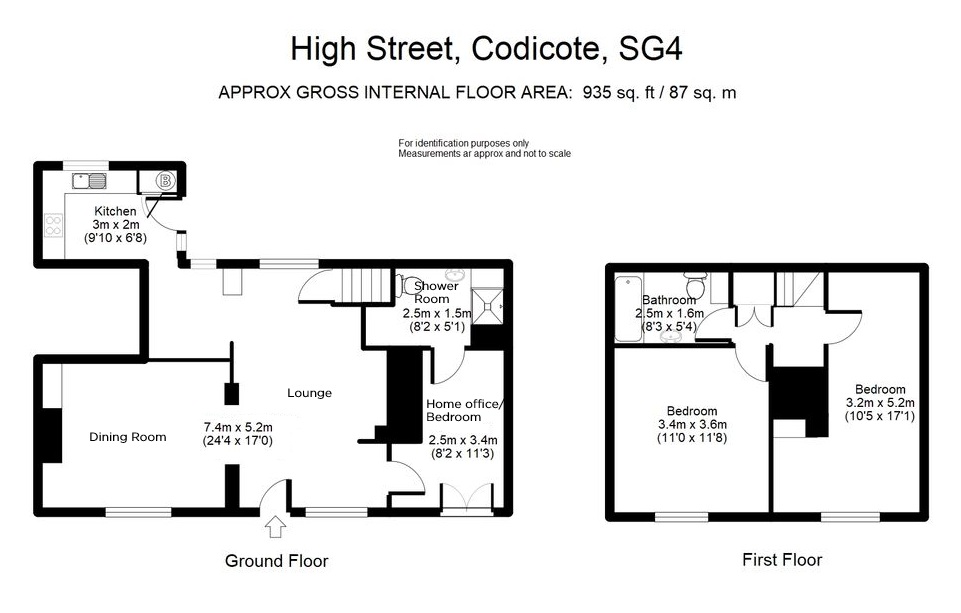 Frog Cottage, 84, High Street, Codicote floorplan