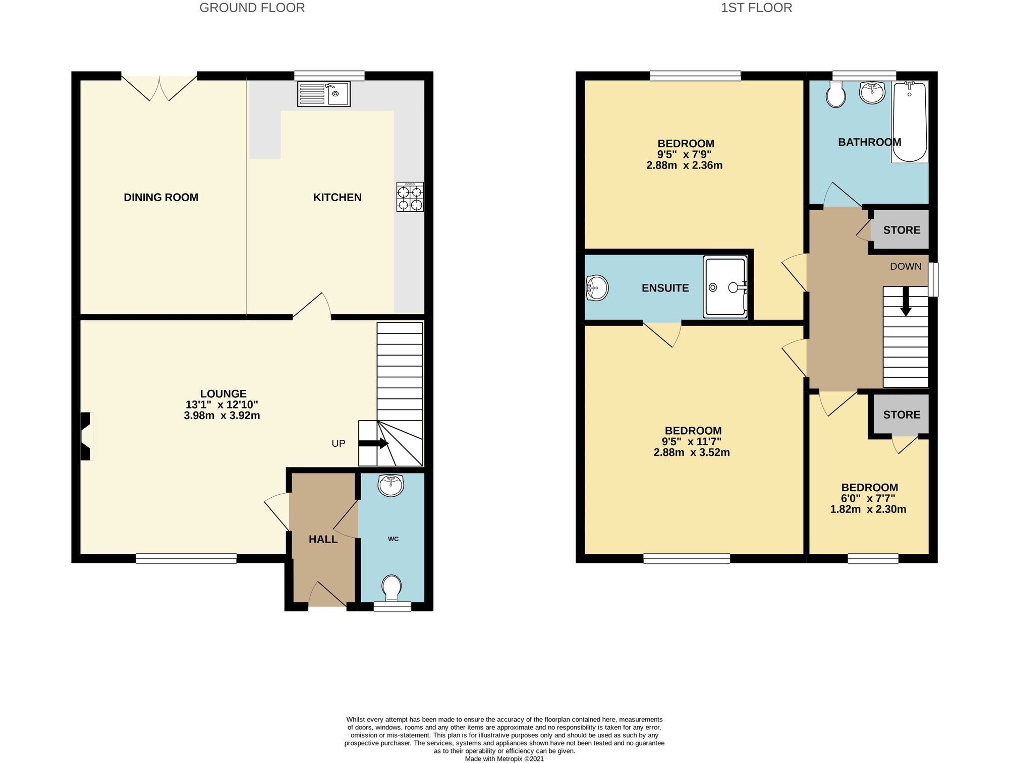 89 Mill Dam Lane, Ormskirk floorplan