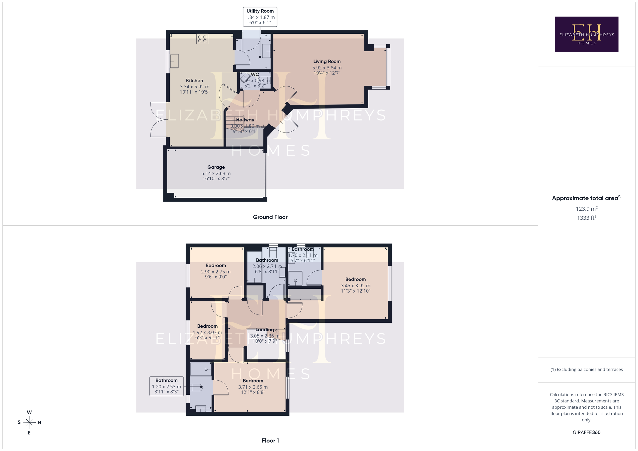 2 Brandling Way, Morpeth floorplan