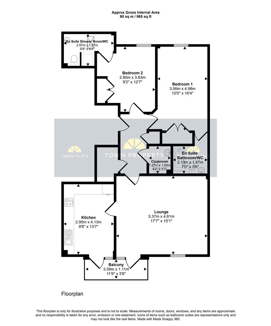 16, Chatham Court, Chatham Green, Eastbourne floorplan