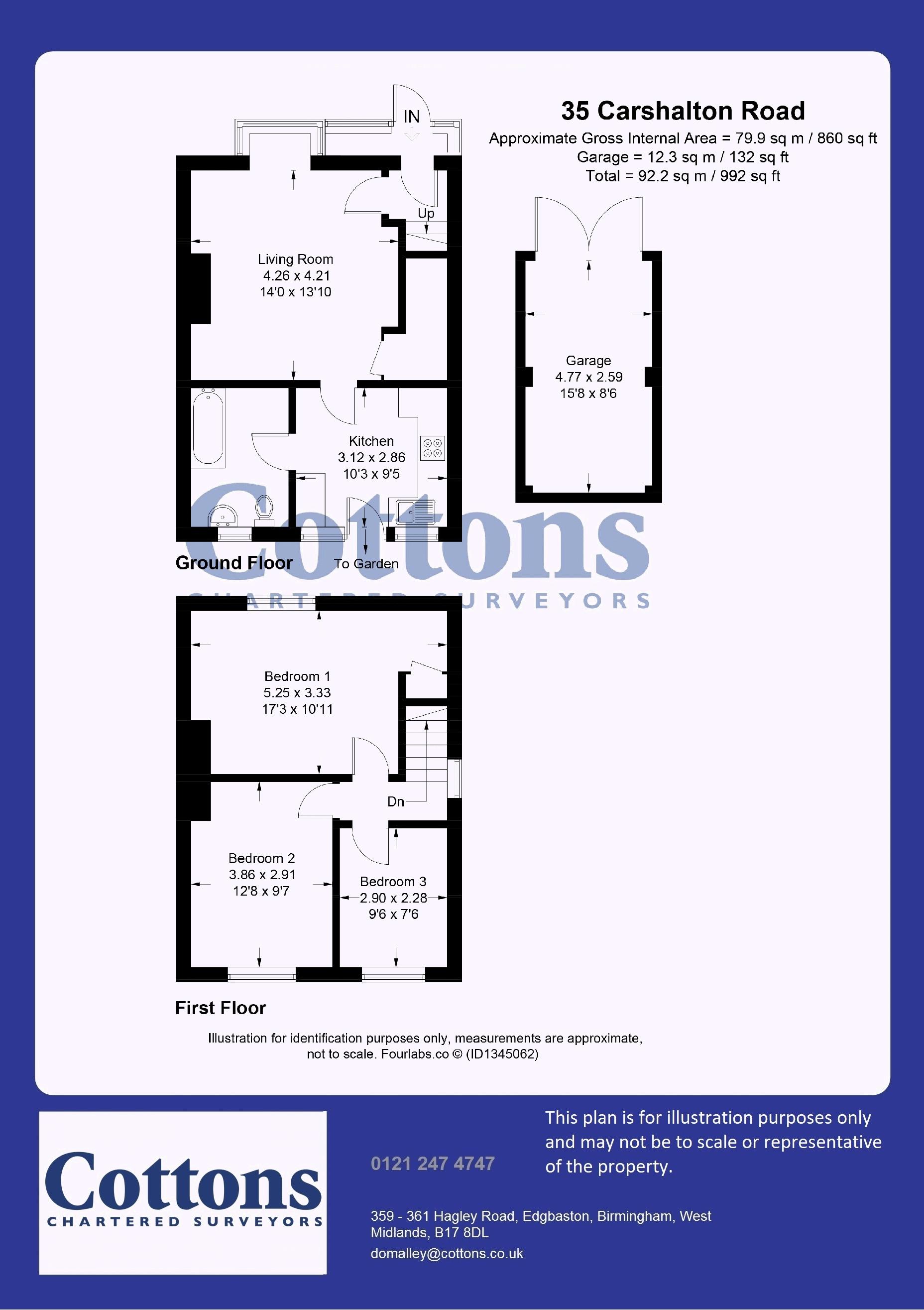 Carshalton Road, Birmingham floorplan