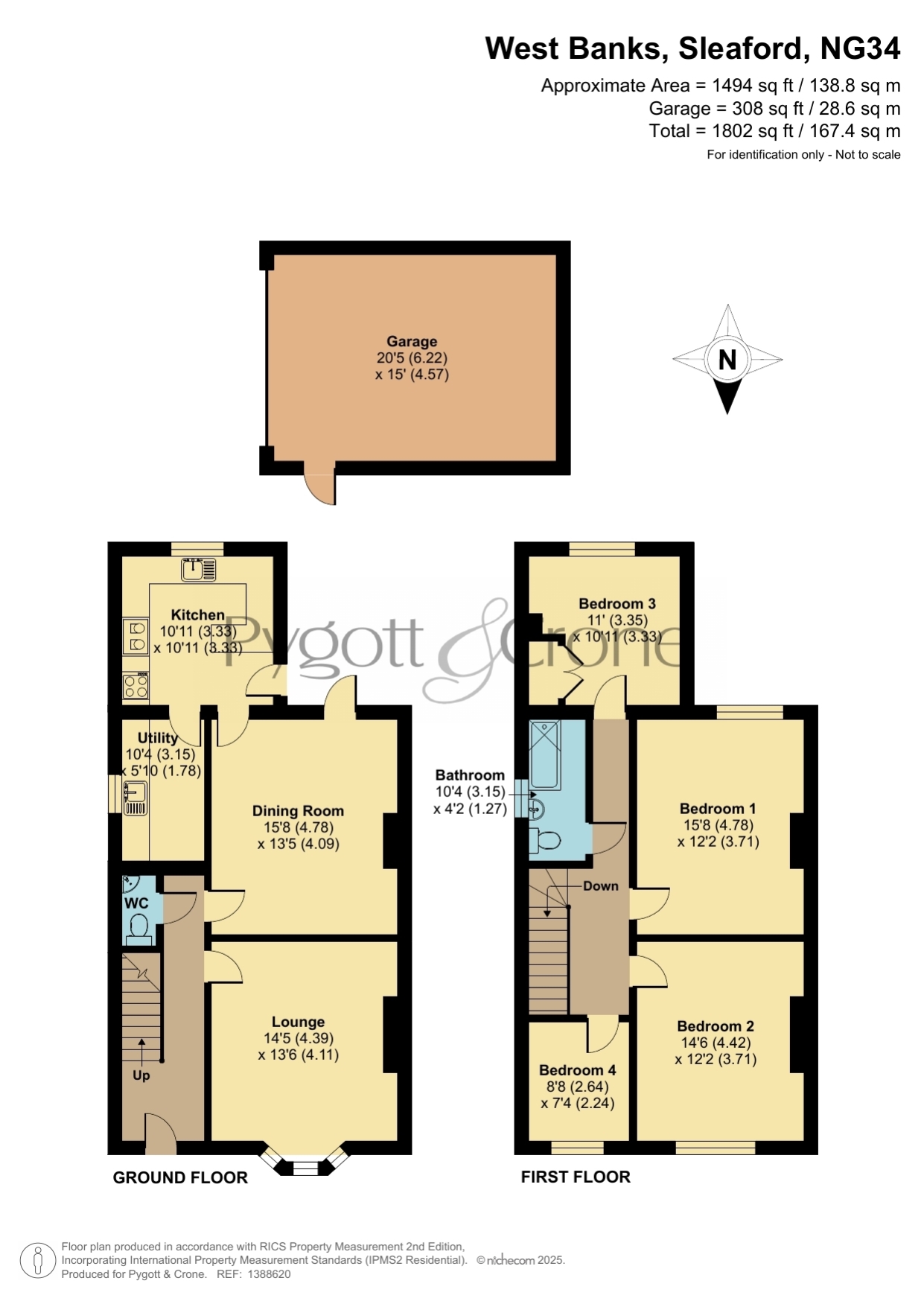 65, West Banks, Sleaford floorplan