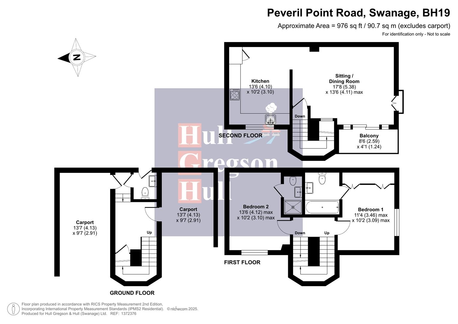 23 The Haven, Peveril Point Road, Swanage floorplan