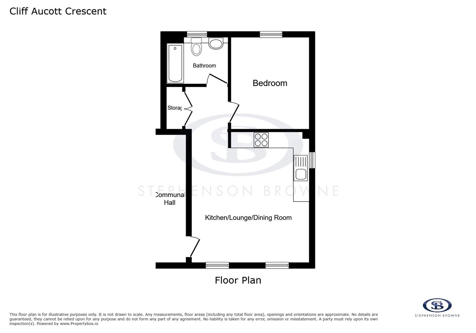 Apartment 2, 37, Cliff Aucott Crescent, Alsager floorplan