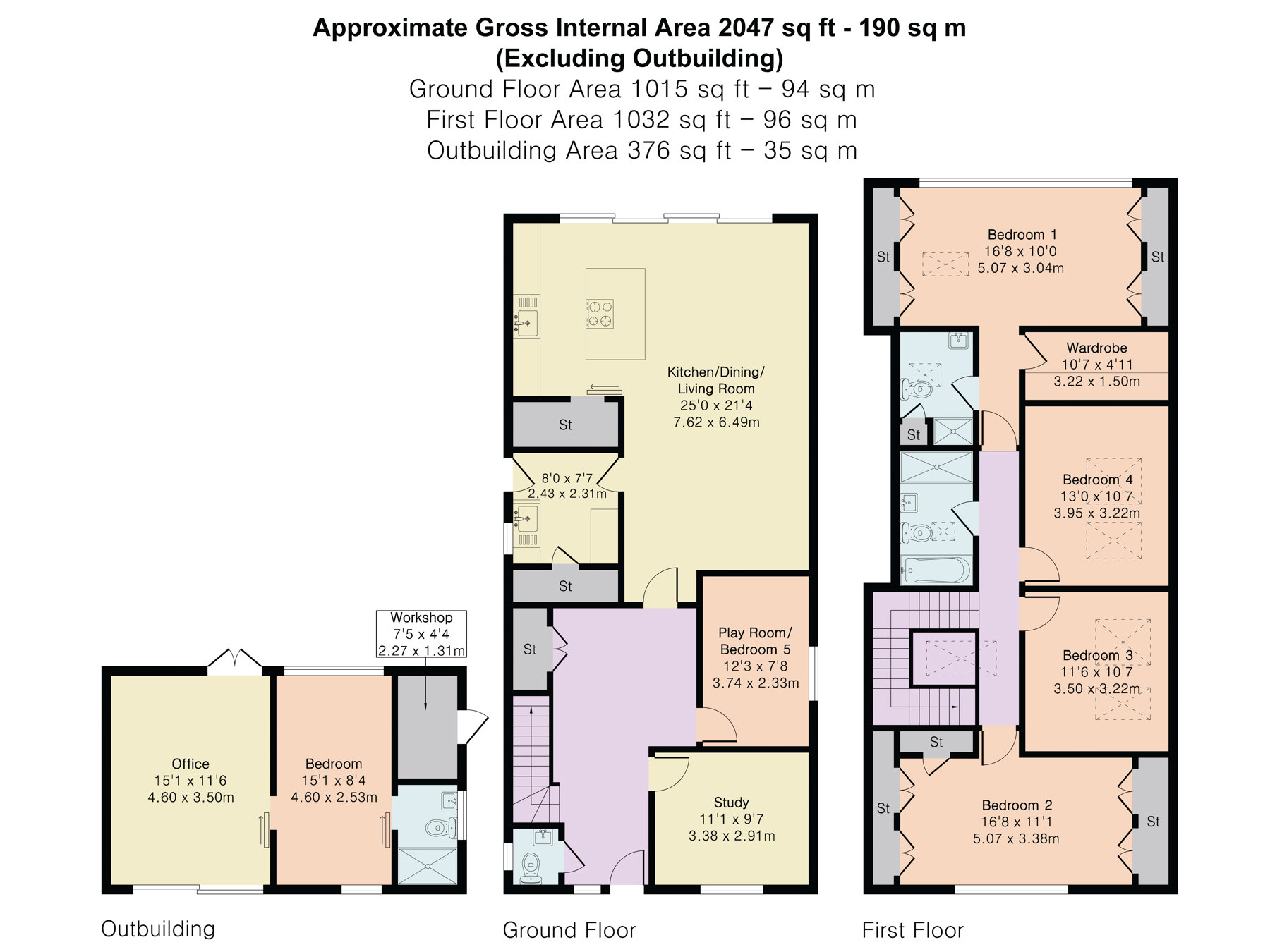 The Haven, 65, Minster Road, Godalming floorplan