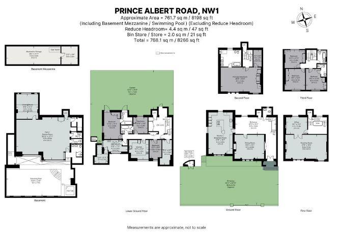 13, Prince Albert Road, Regent's Park floorplan