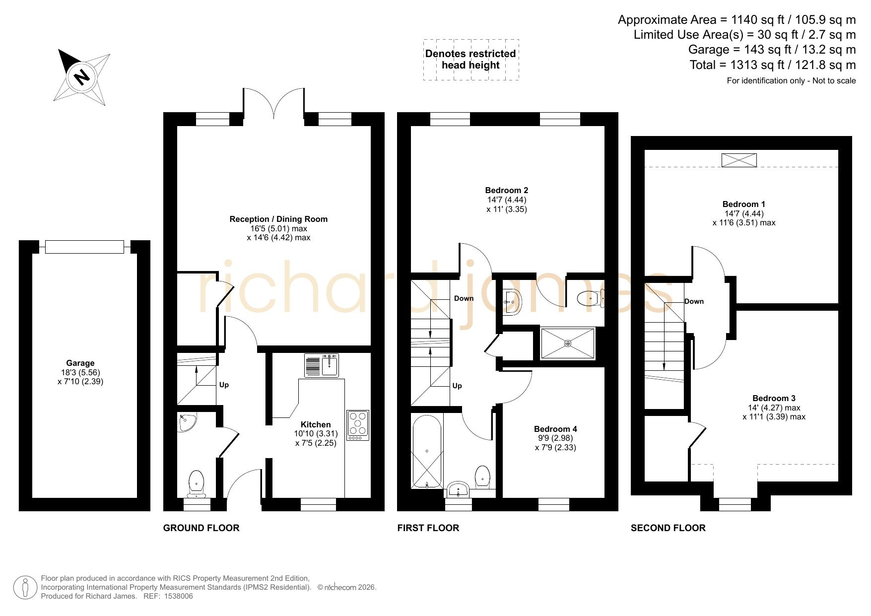 Poseidon Close, Swindon floorplan