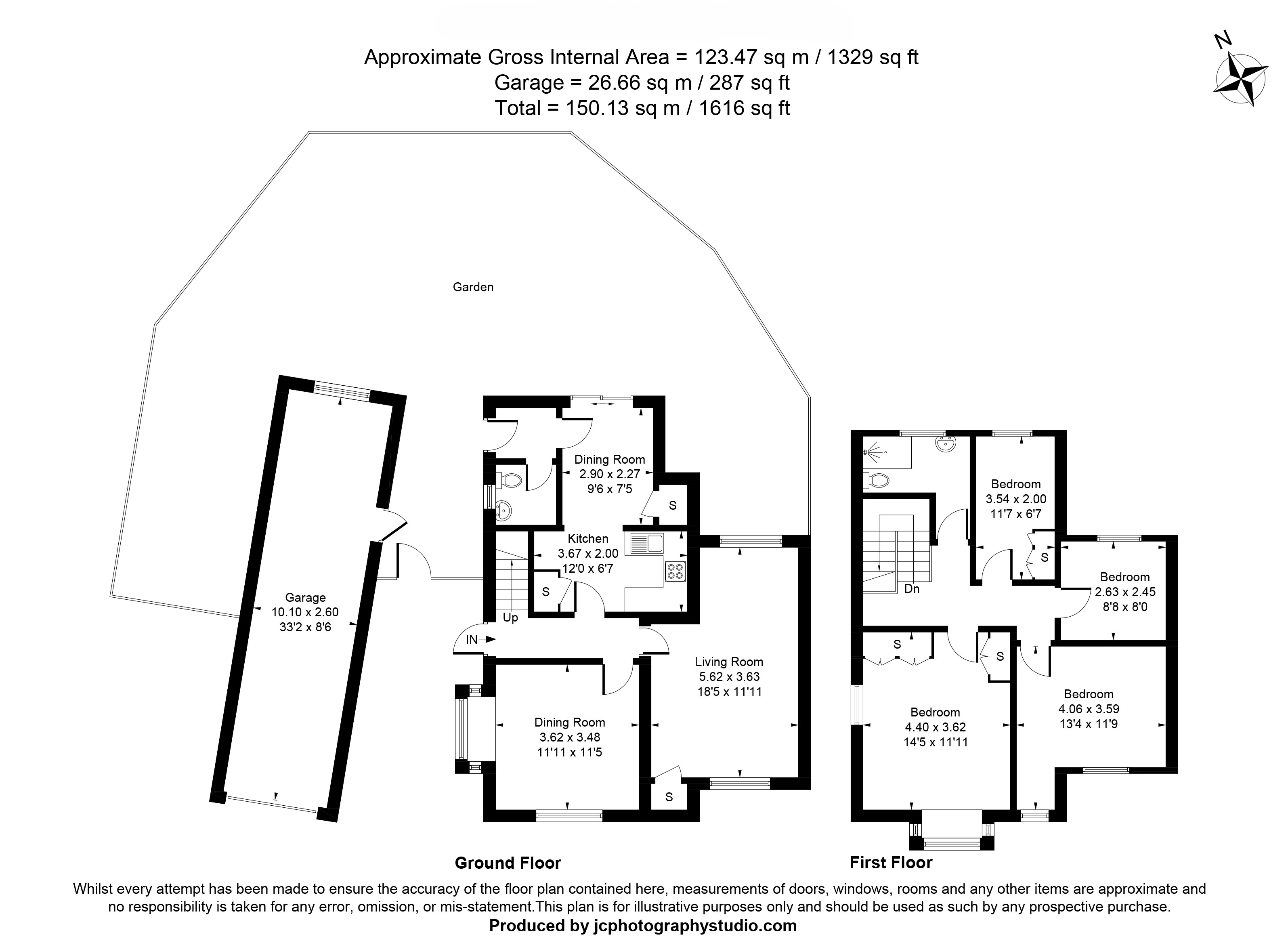 2, Ruskin Gardens, London floorplan