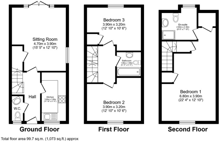 79, Ingram Close, Aylesford floorplan