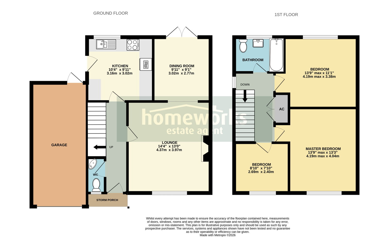 14, The Watlings, Dereham floorplan