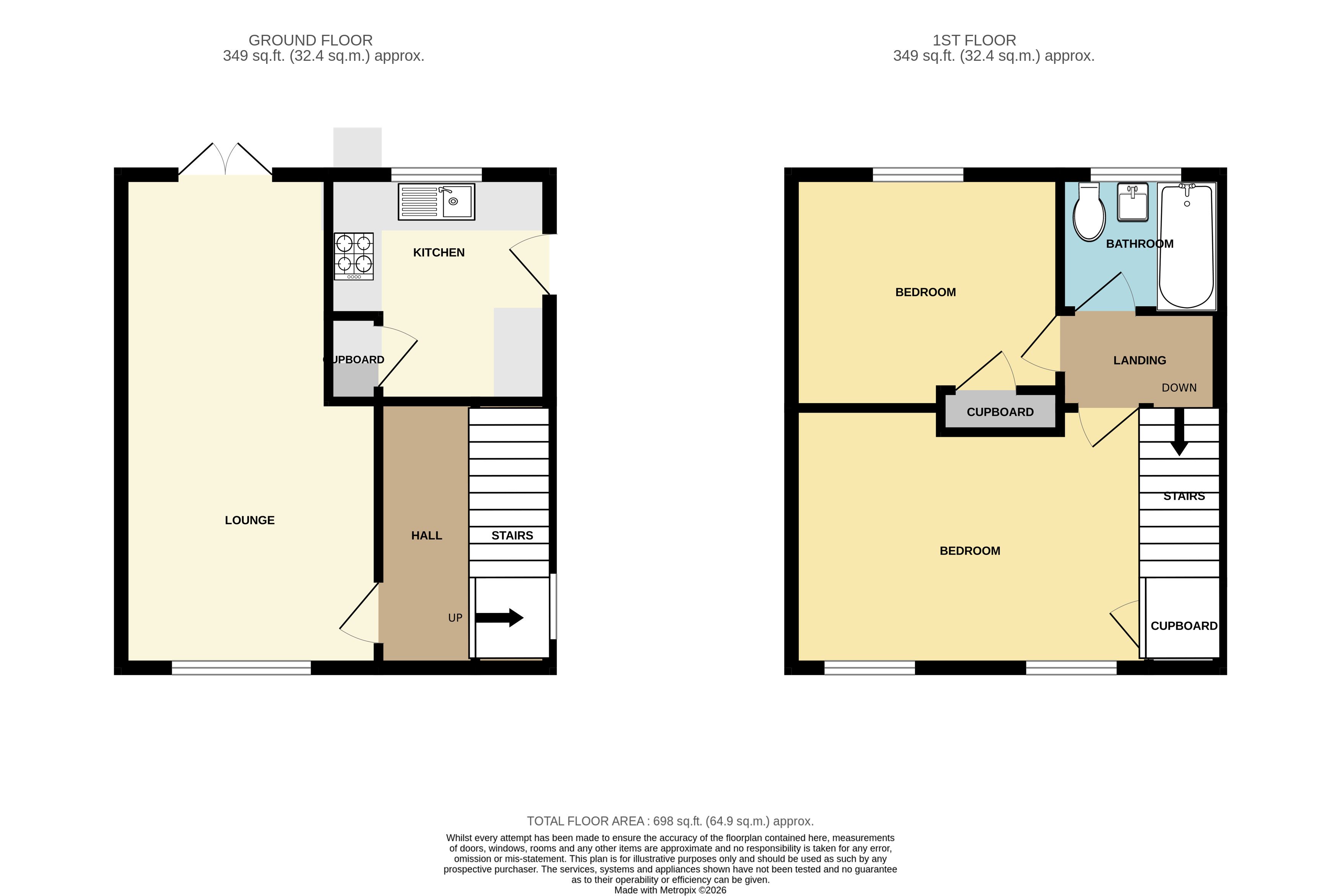 14, Pentland Crescent, Dundee floorplan