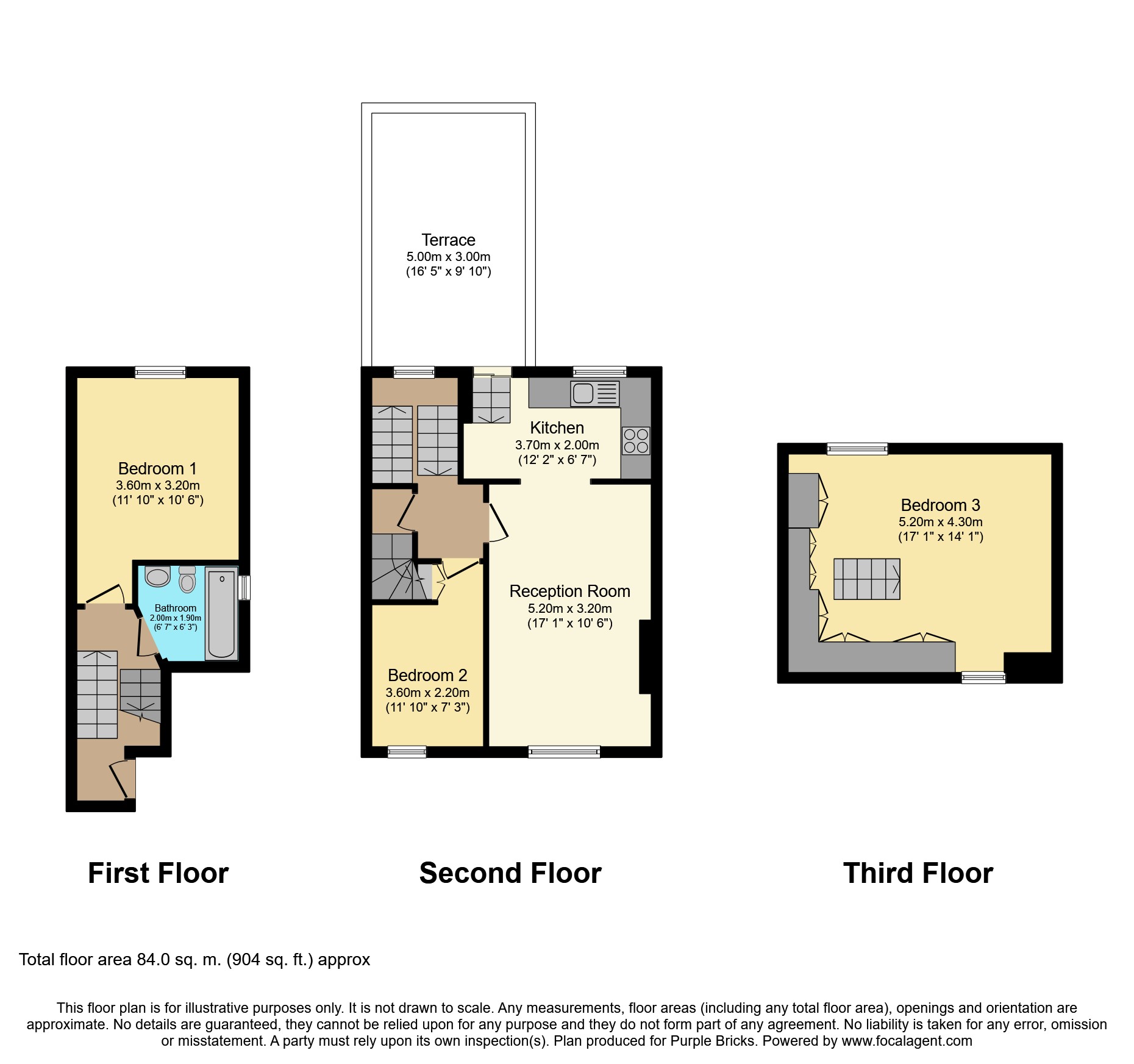 3 Bedrooms Flat for sale in Sandmere Road, Clapham SW4