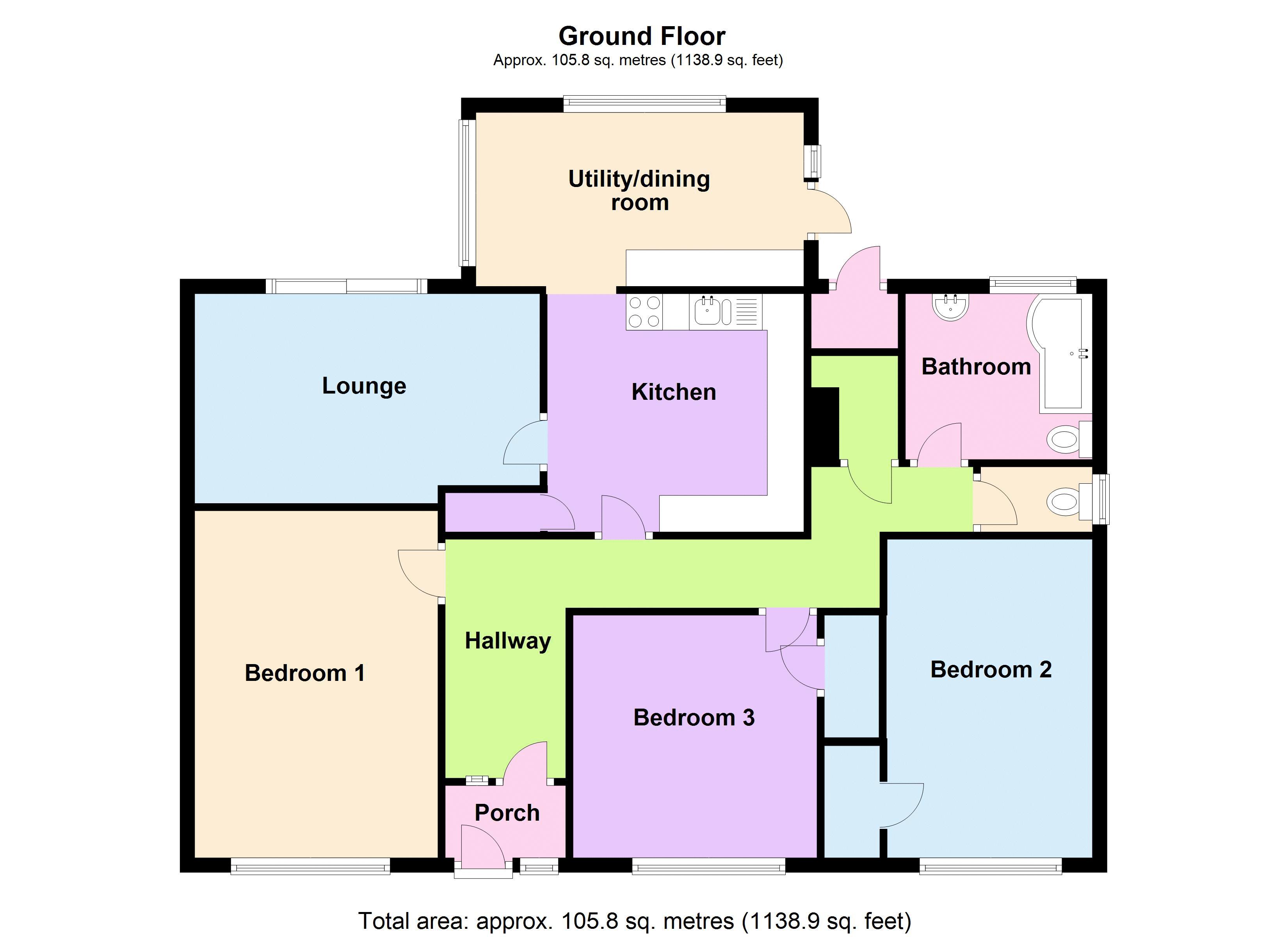 Marsh Road, Hilperton Marsh, Trowbridge BA14, 3 bedroom detached bungalow to rent 64470734