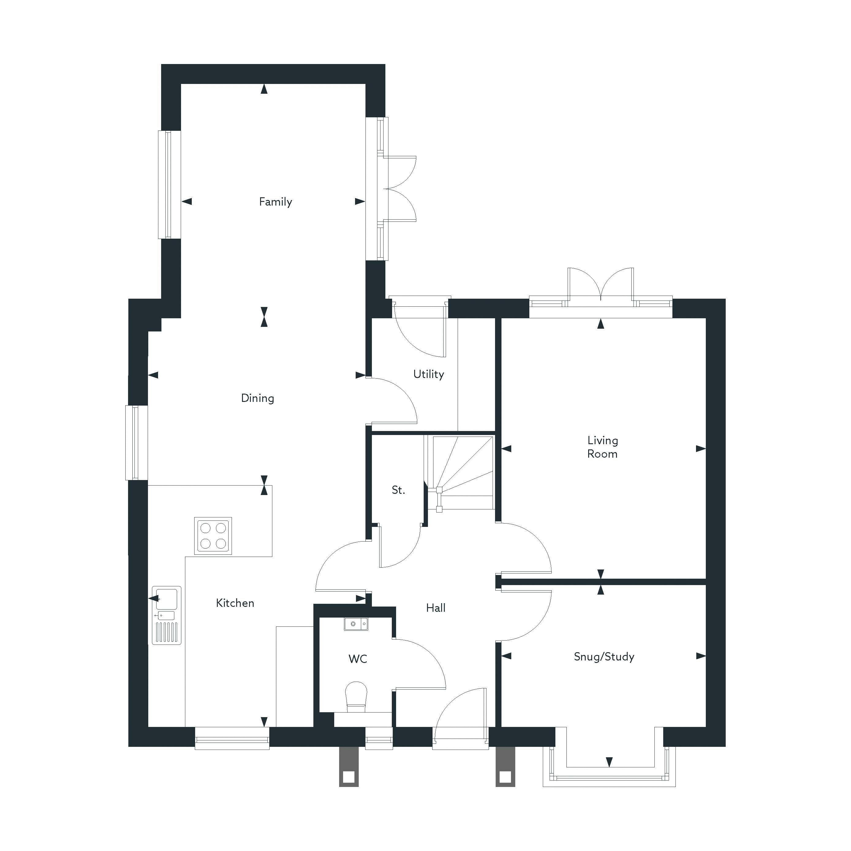 The Buckingham, Meadowsweet Lane, Sunderland floorplan