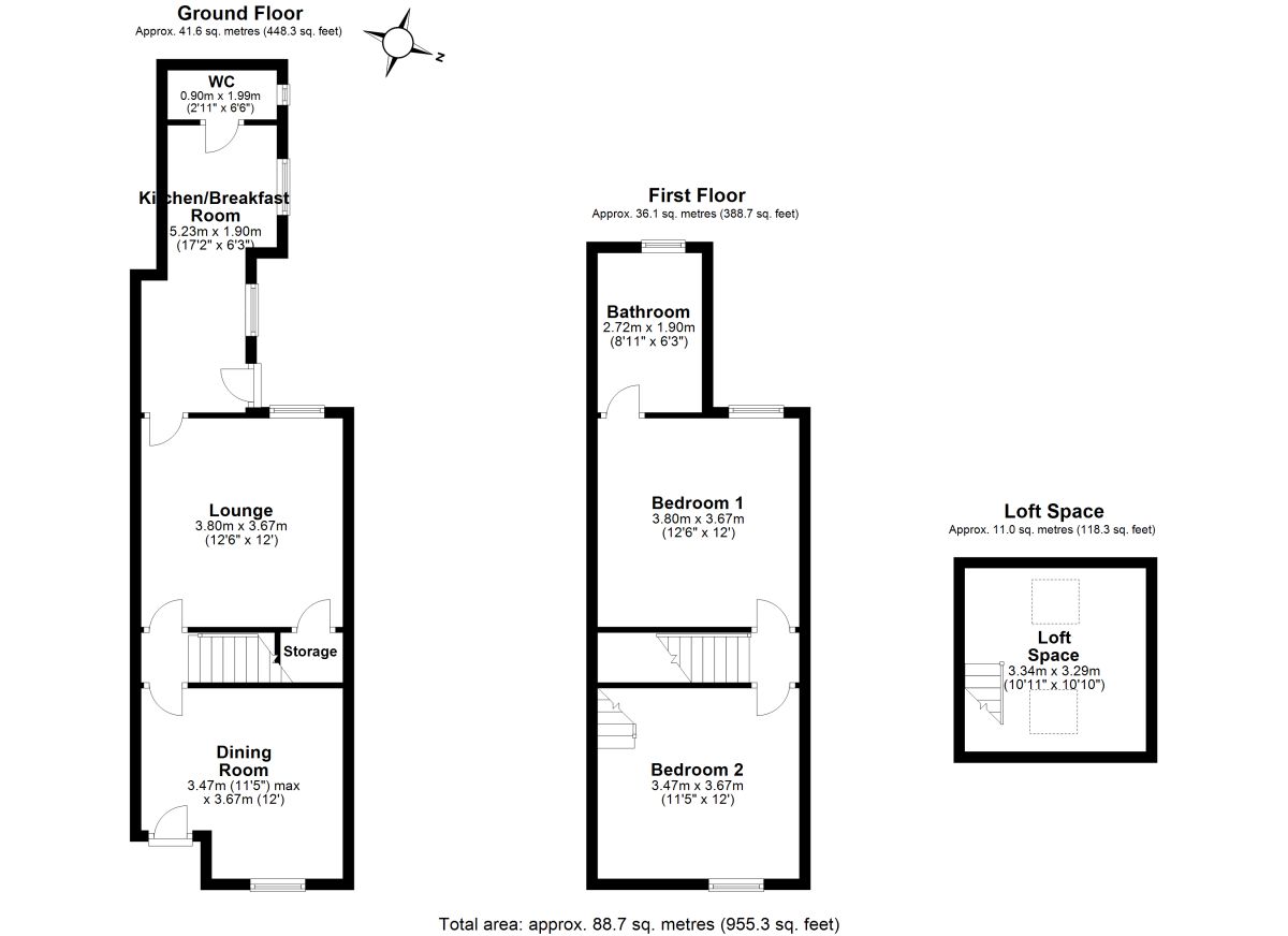 2 Bedrooms Terraced house for sale in Grove Terrace, Helsby, Frodsham WA6