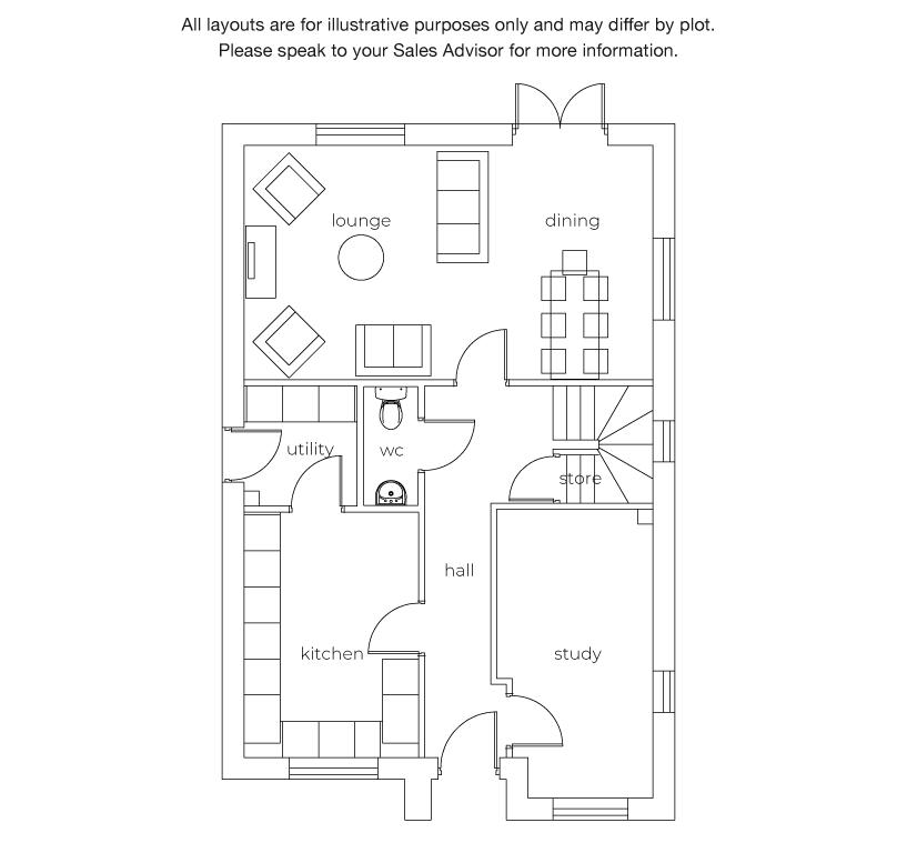 The Highfield, Chester Road, Helsby floorplan