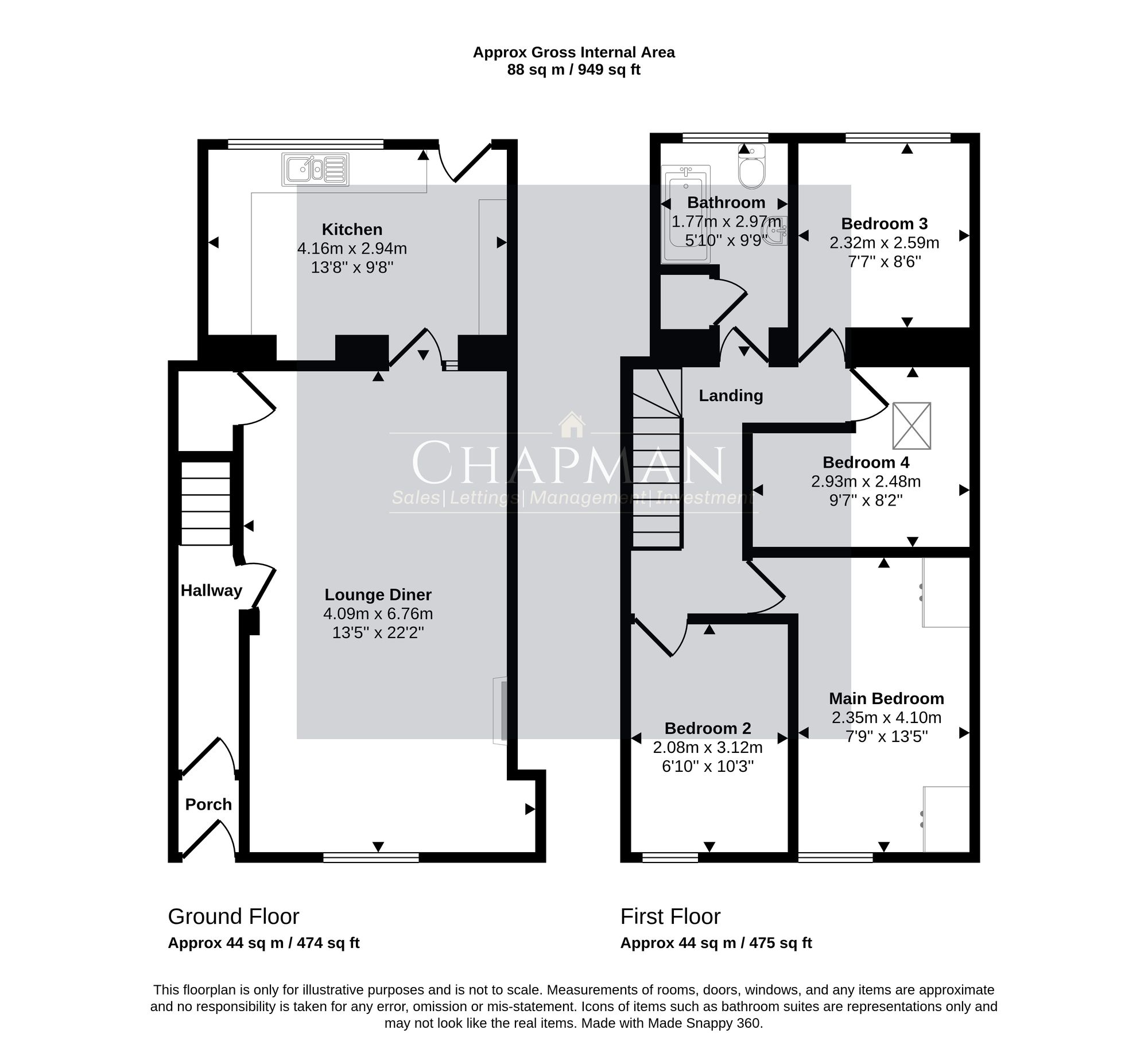 53 Ynyscynon Road, Tonypandy floorplan