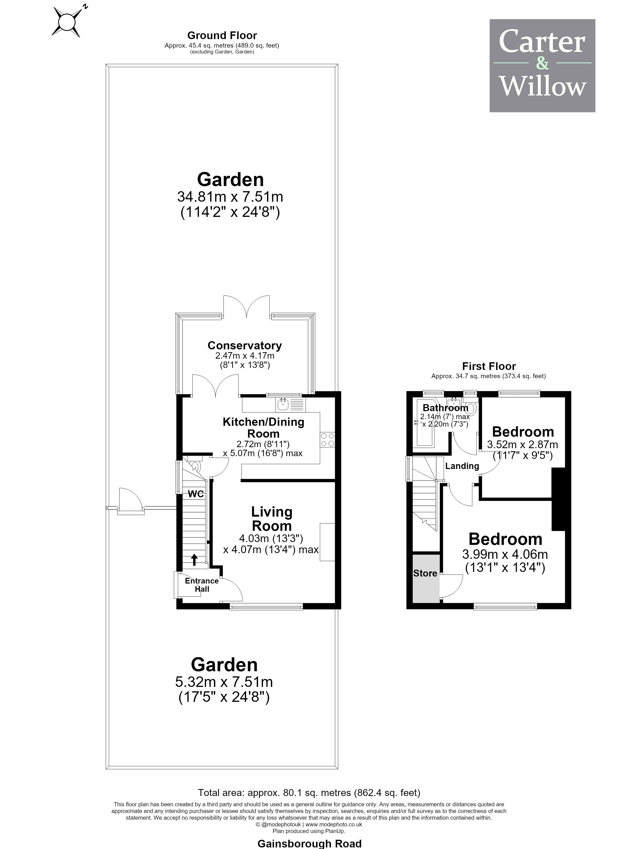 75, Gainsborough Road, Dagenham floorplan