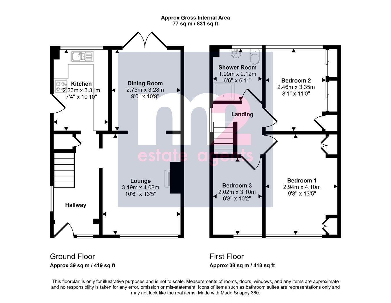 15, Eastfield Road, Newport floorplan