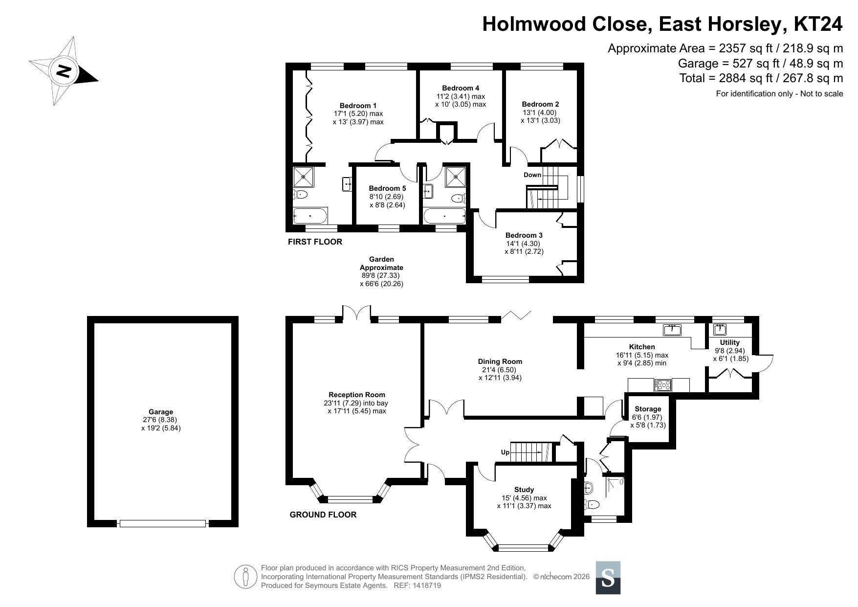3, Holmwood Close, Surrey floorplan