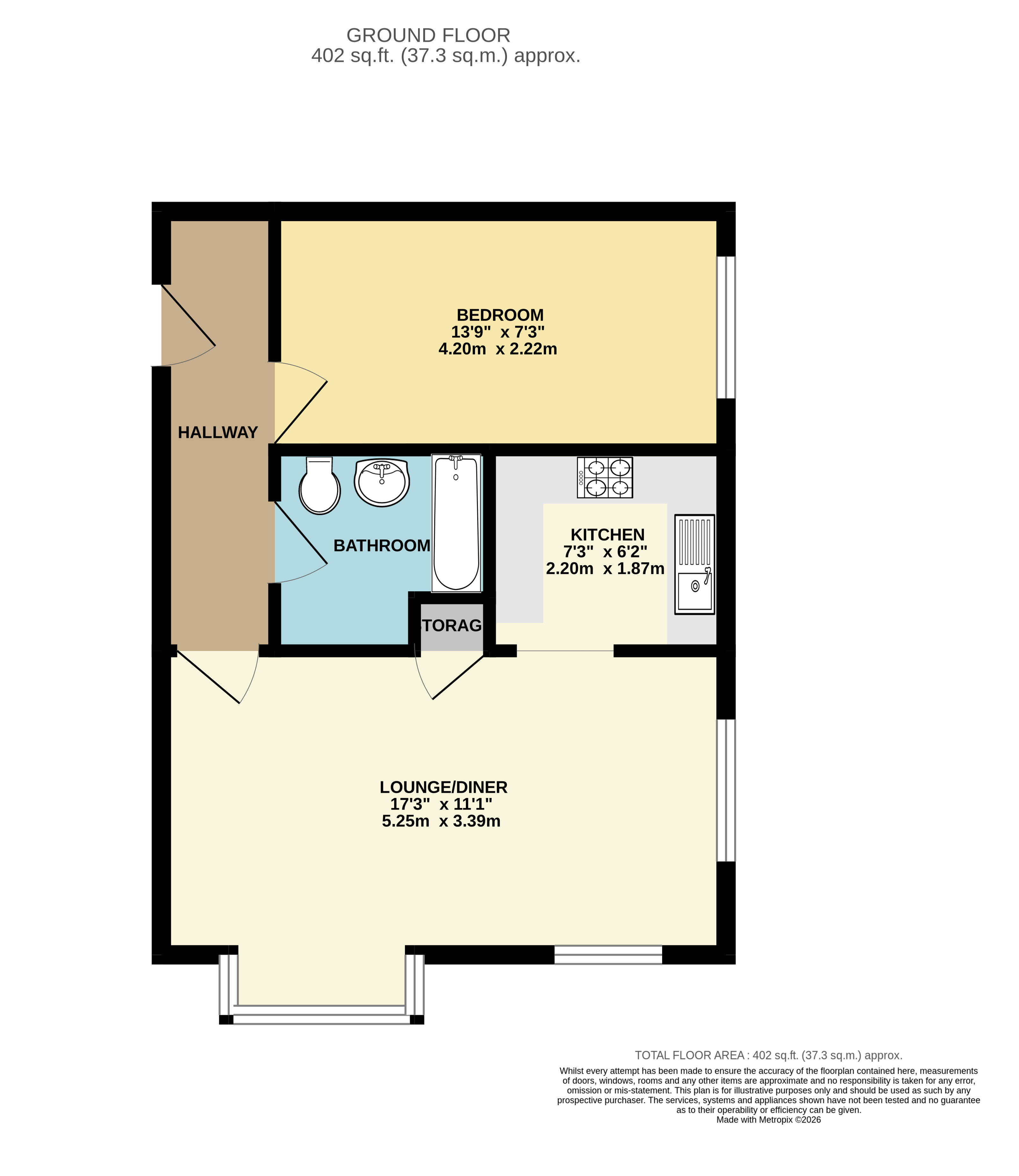 33 Brocket Court, Vincent Road, Luton floorplan