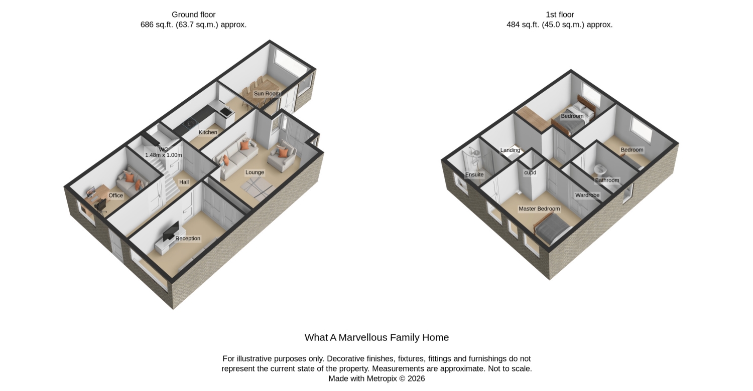 12, Burley Close, Saltburn-by-the-Sea floorplan