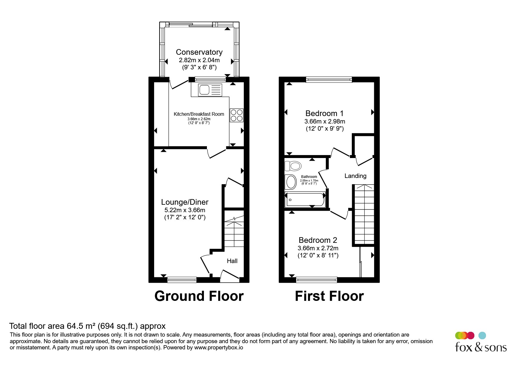 81, Hewitt Road, Poole floorplan
