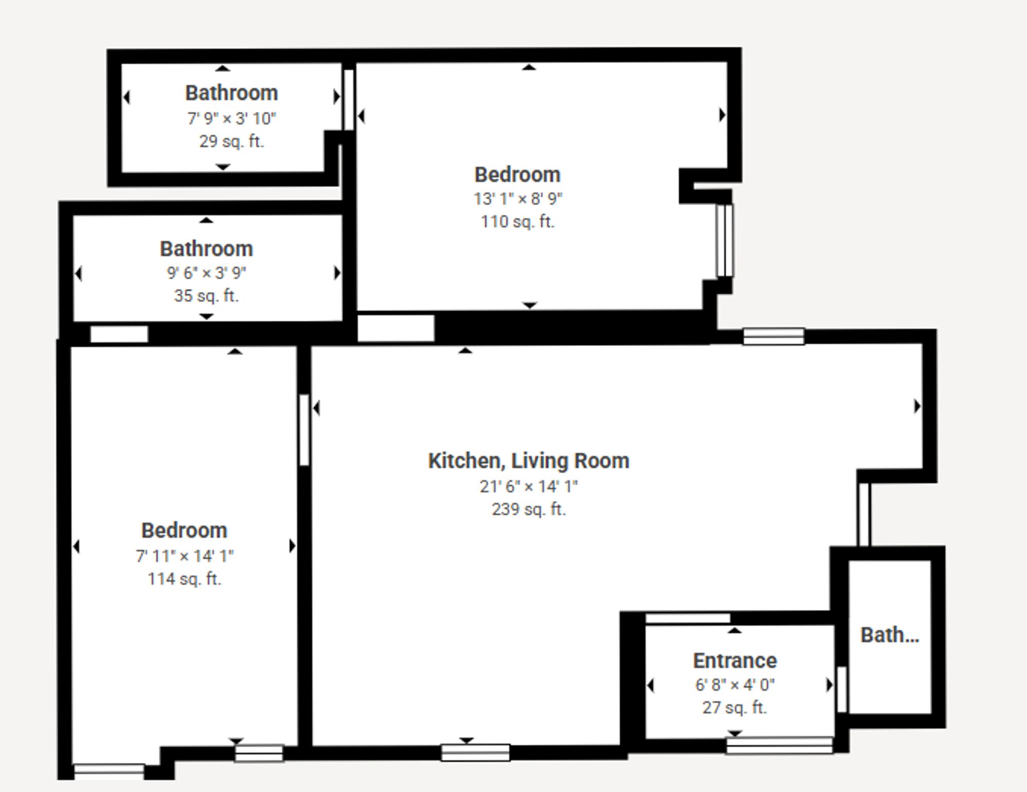 2c Tichborne Street, Leicester floorplan
