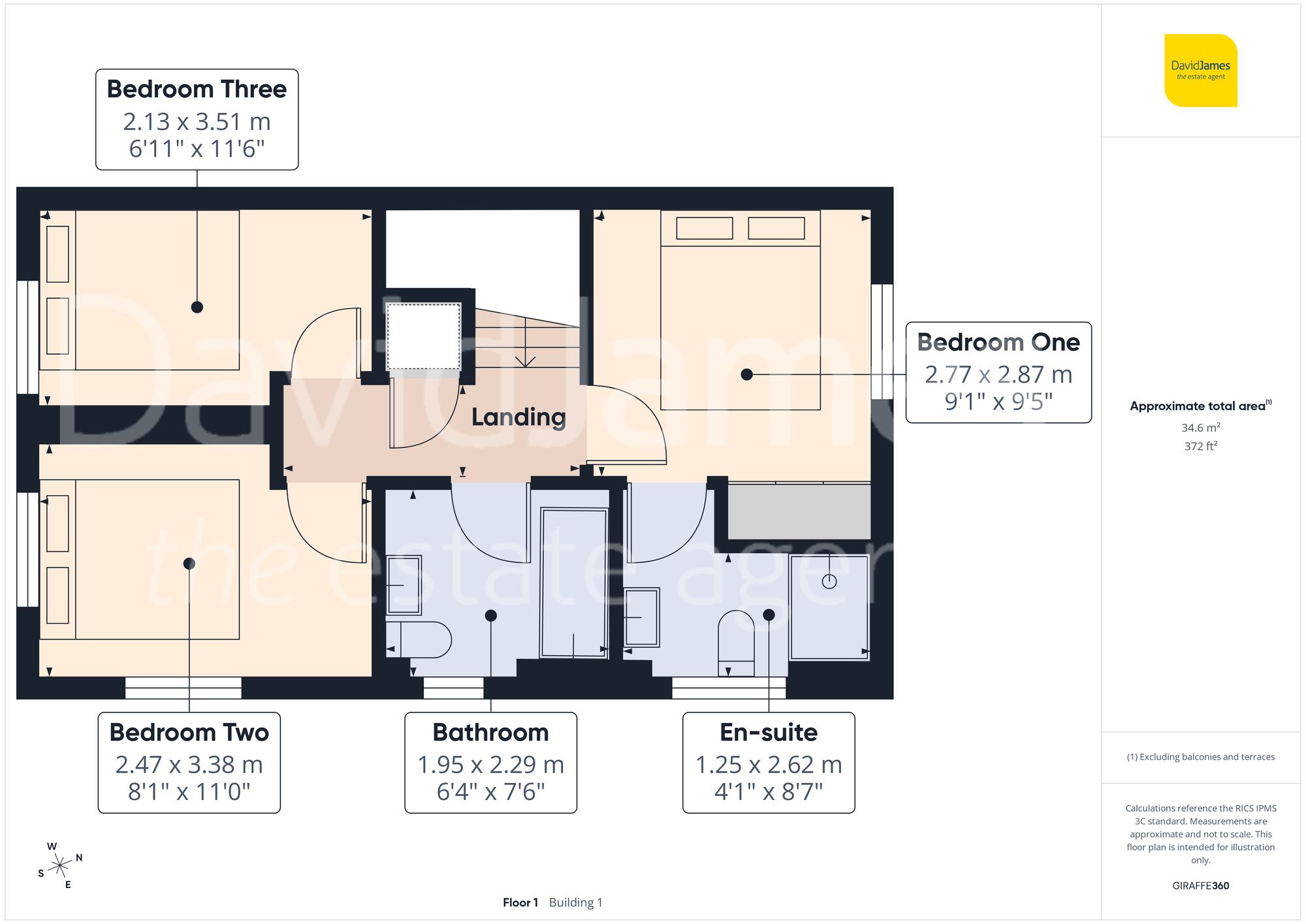 14 Hartland Drive, Nottingham floorplan
