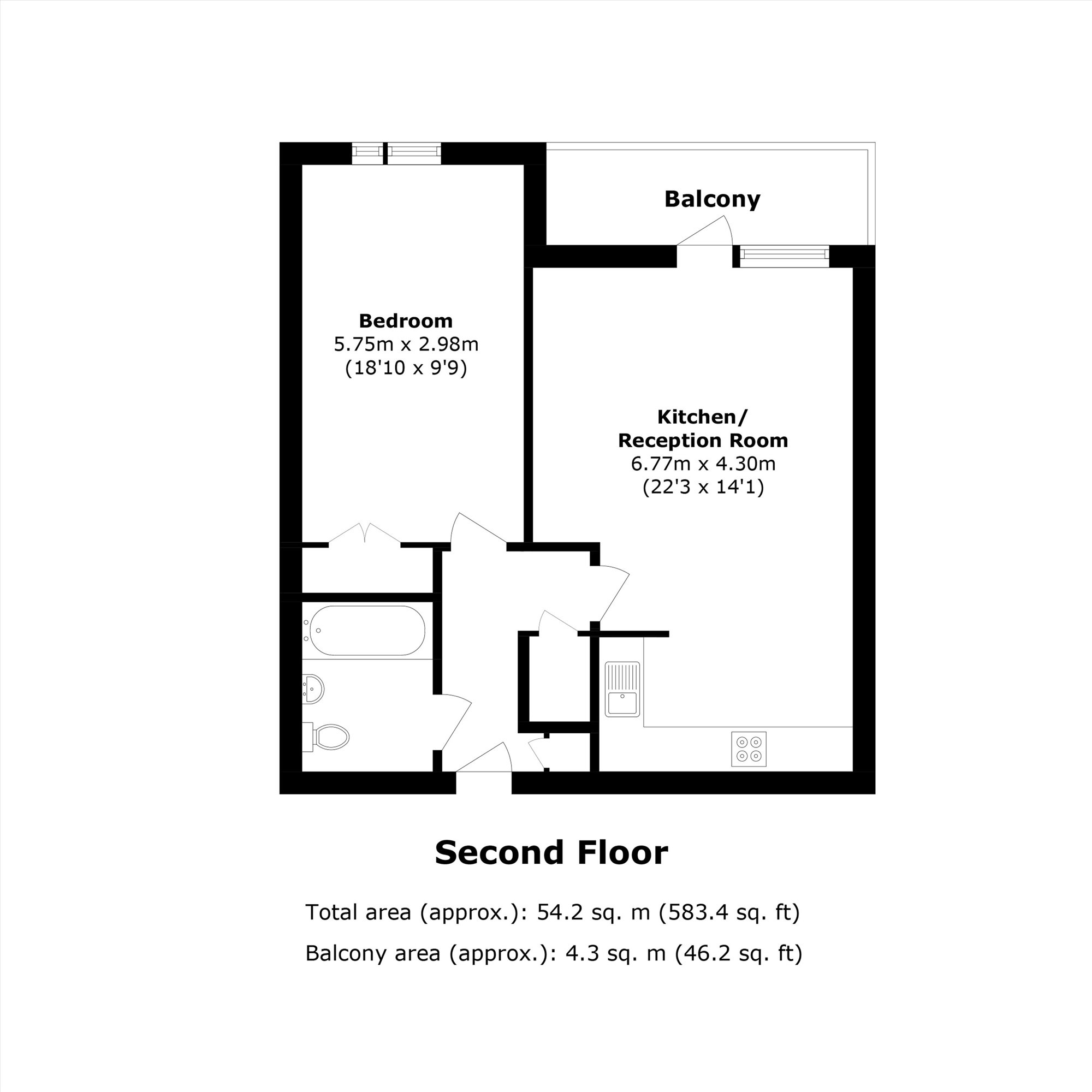 Wapping Lane, London floorplan