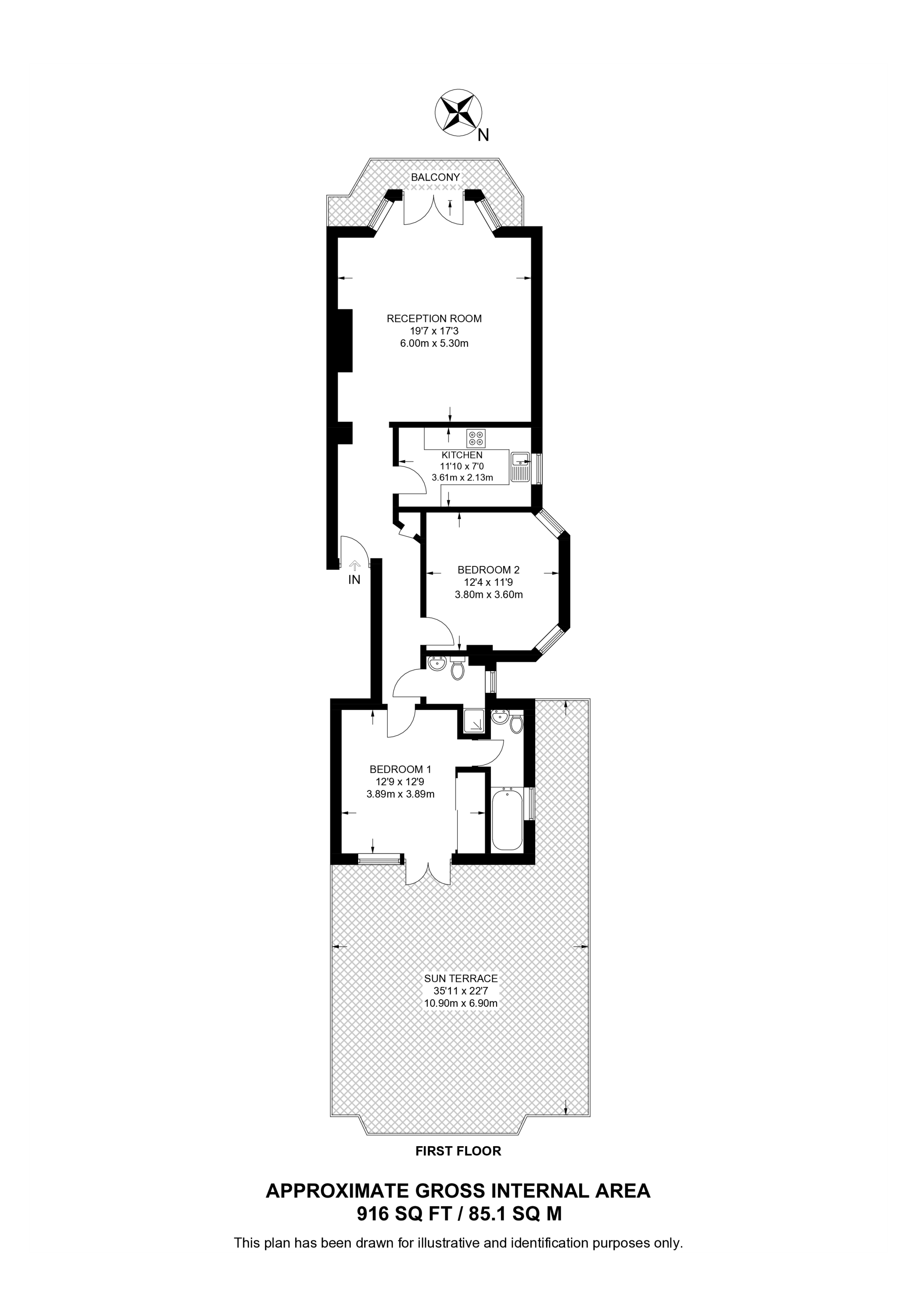 Maida Vale, Maida Vale floorplan