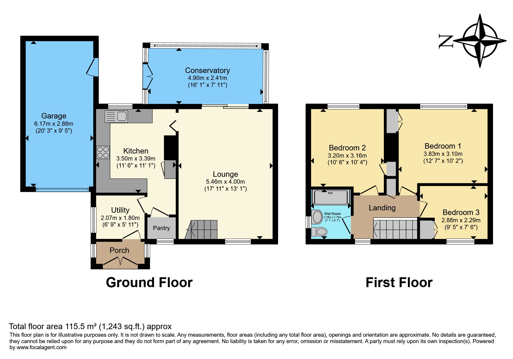 45, Hounsfield Road, Rotherham floorplan