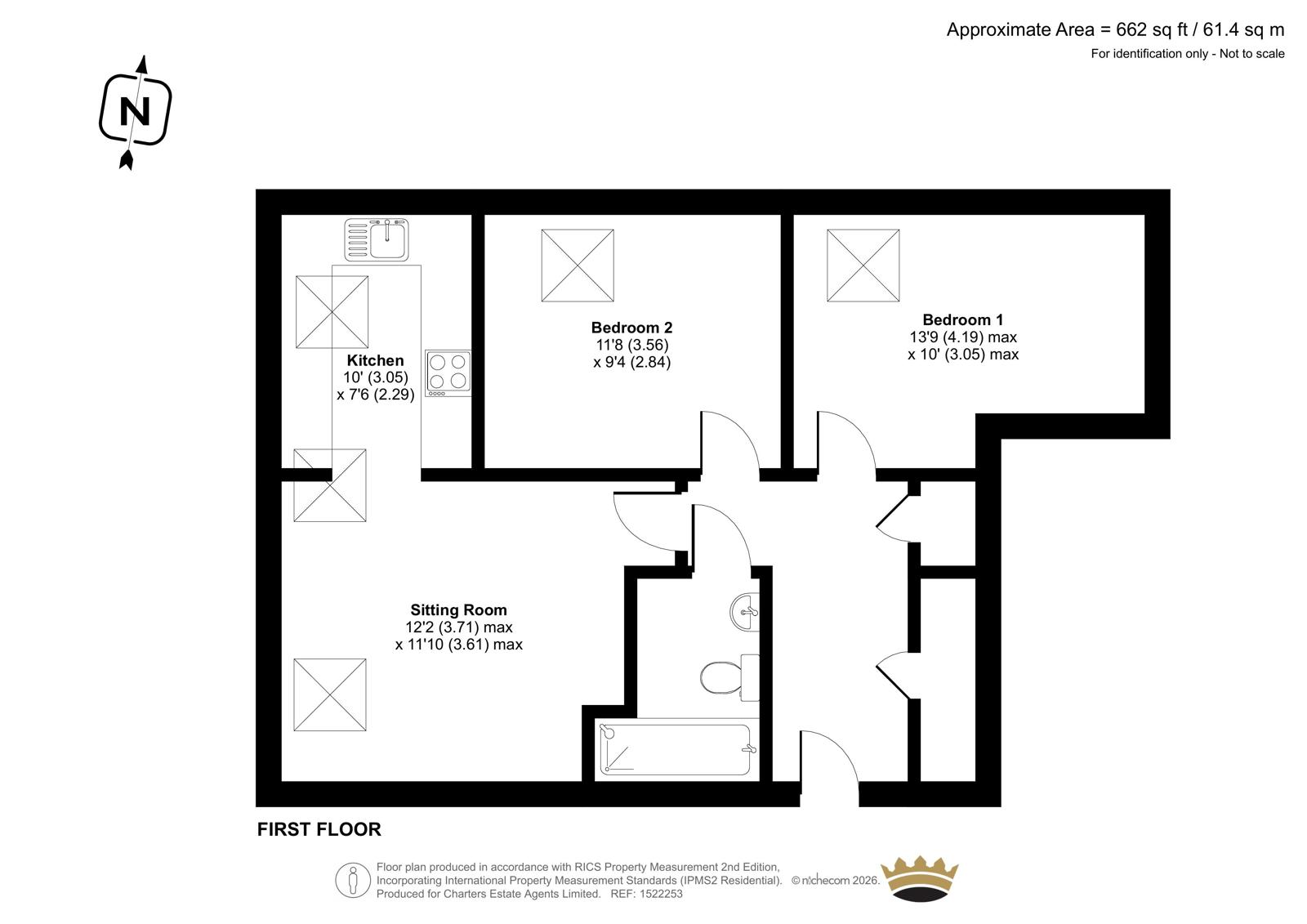 Flat 29, 1, Cunningham House, Bishops Waltham floorplan