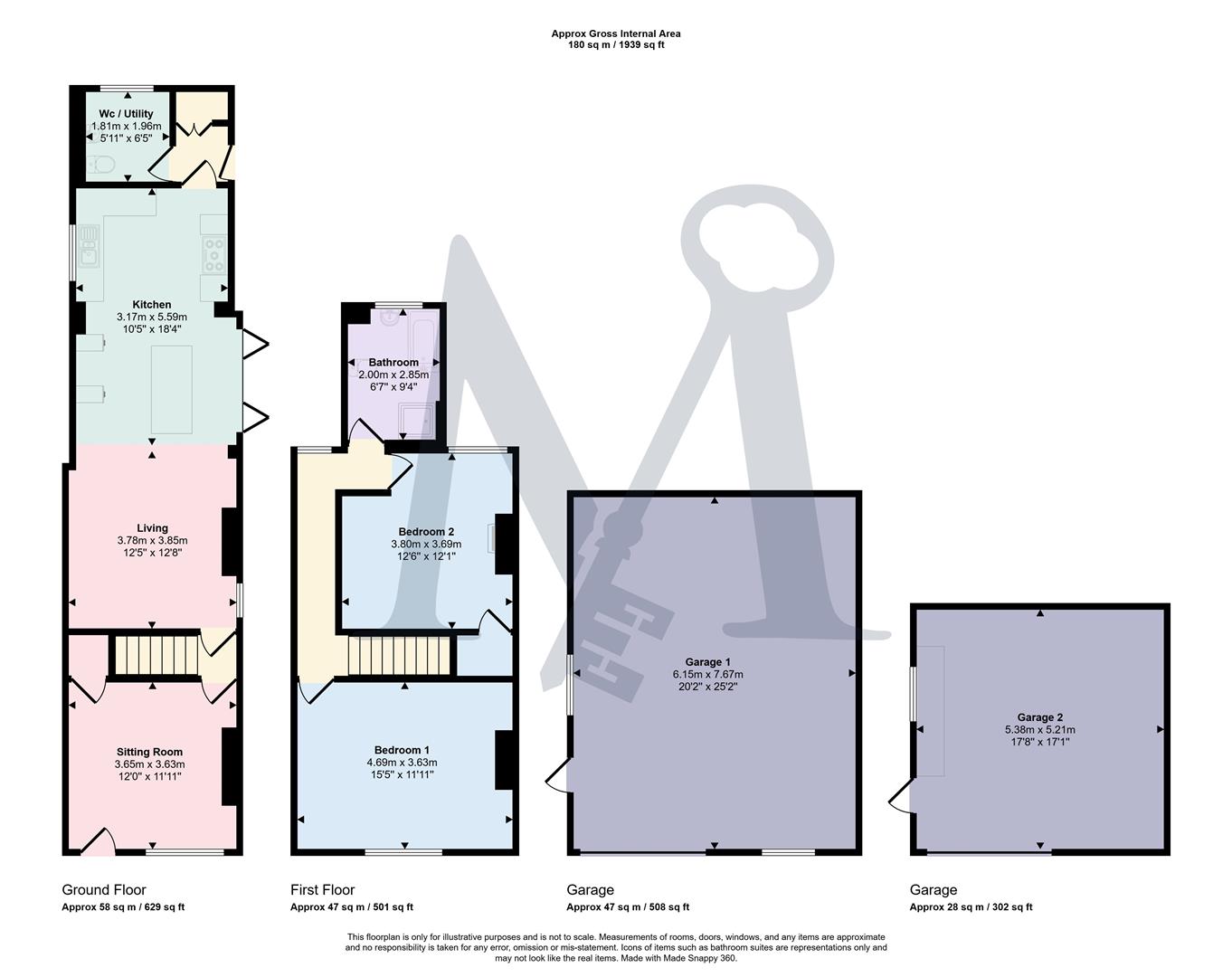 192, Ashburton Road, Coalville floorplan