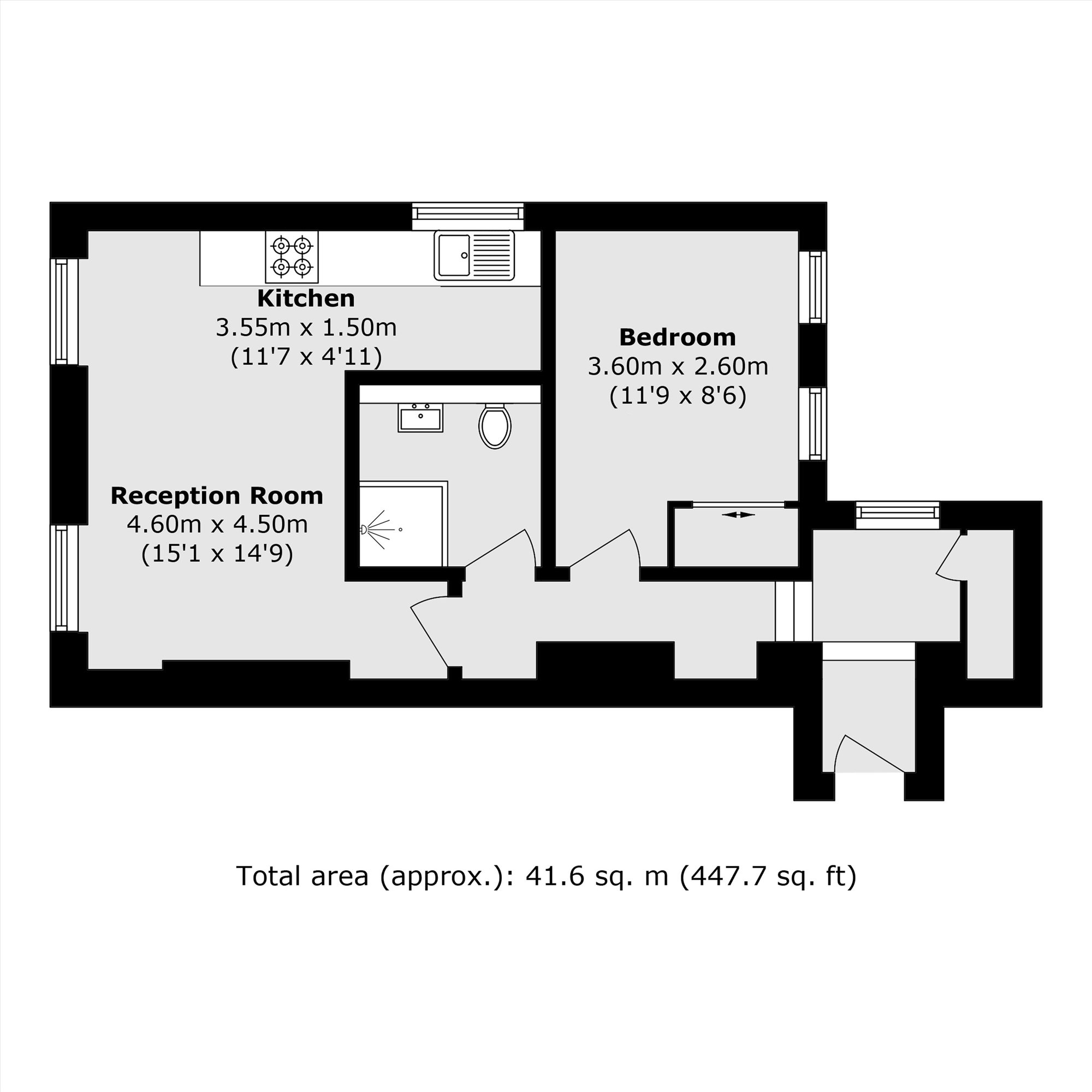 Flat 2  Cooper House, 82, Shaftesbury Avenue, London floorplan