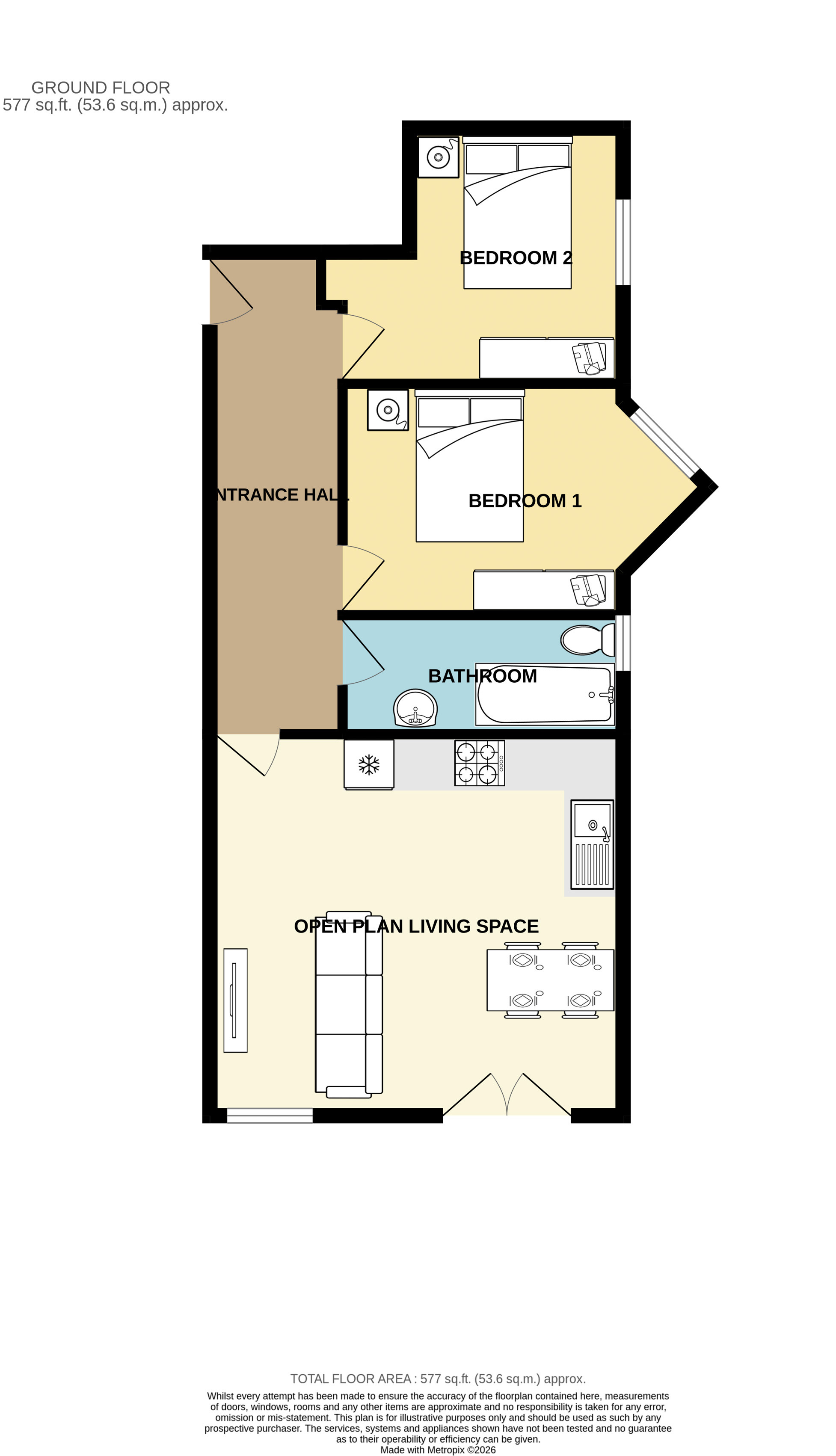 7 Treruffe Place,, Sparnon Close, Cornwall floorplan