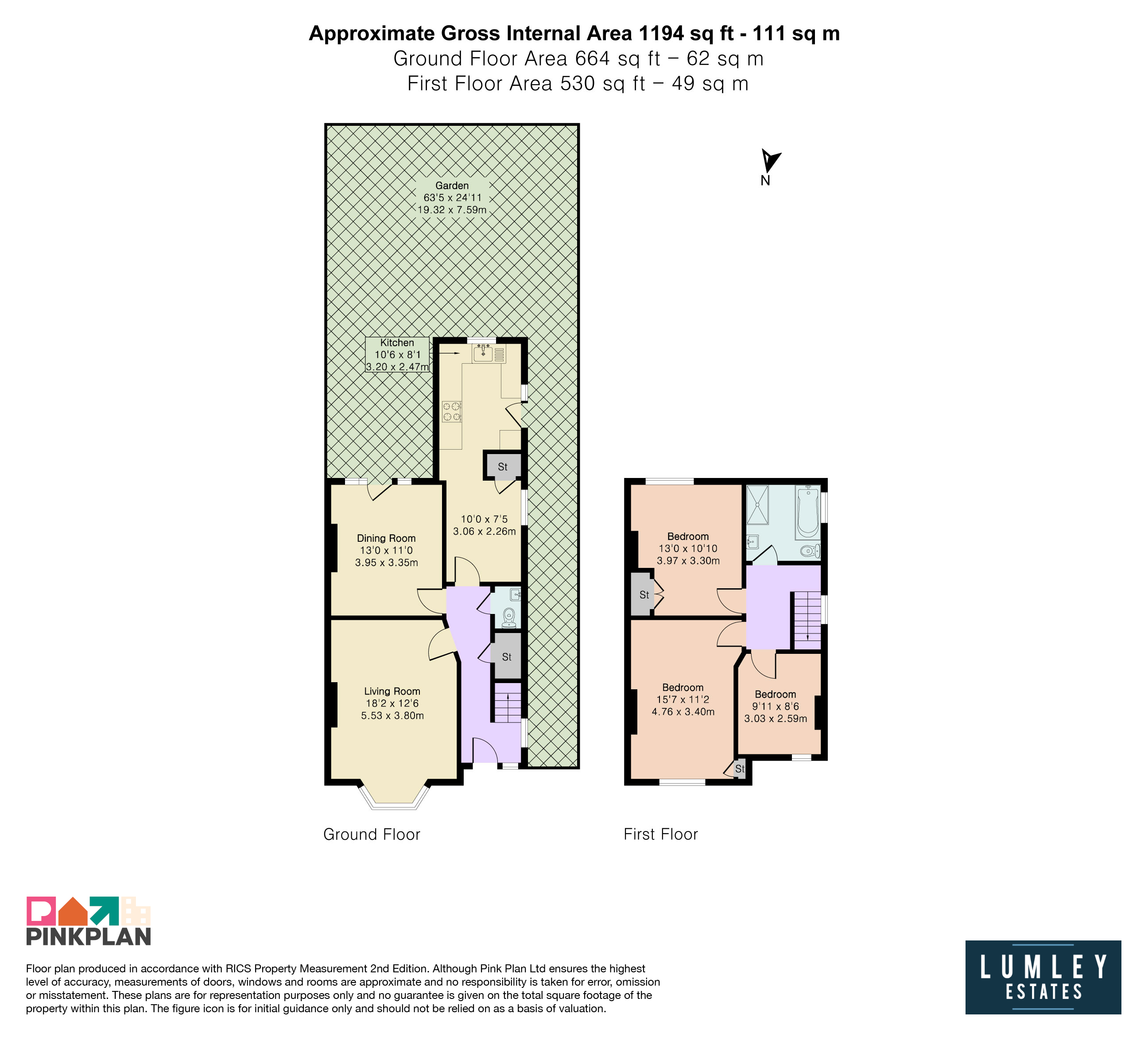 19, Park Road, Hertfordshire floorplan