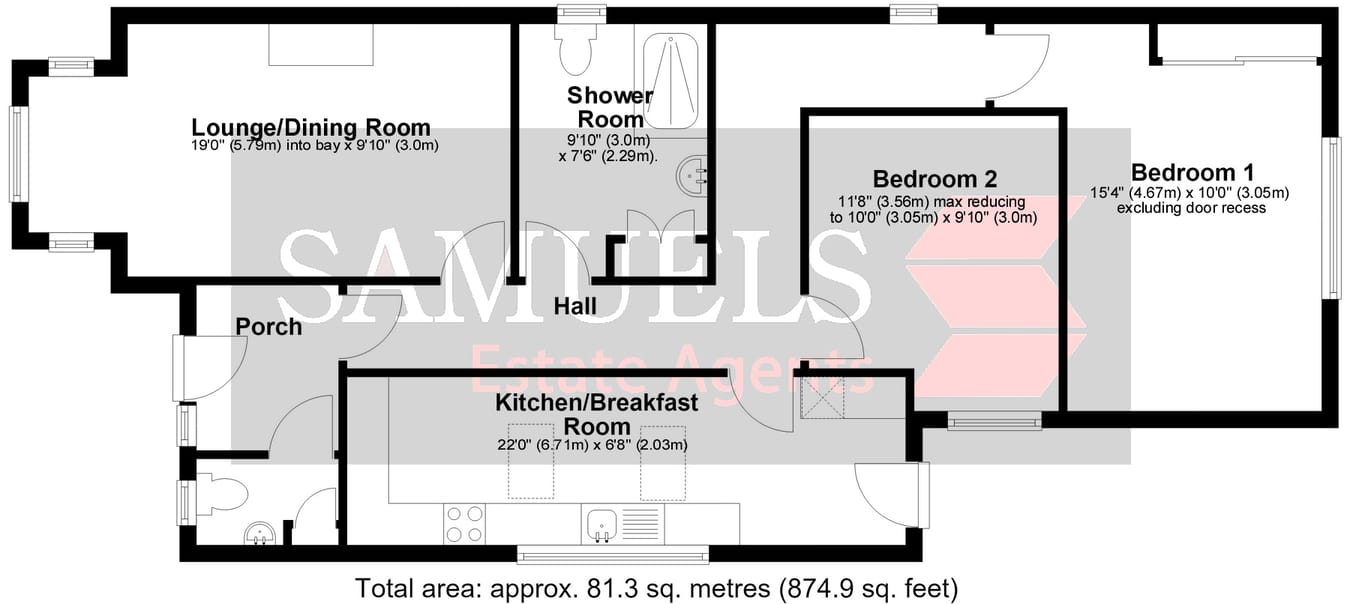 19, Bishop Westall Road, Exeter floorplan