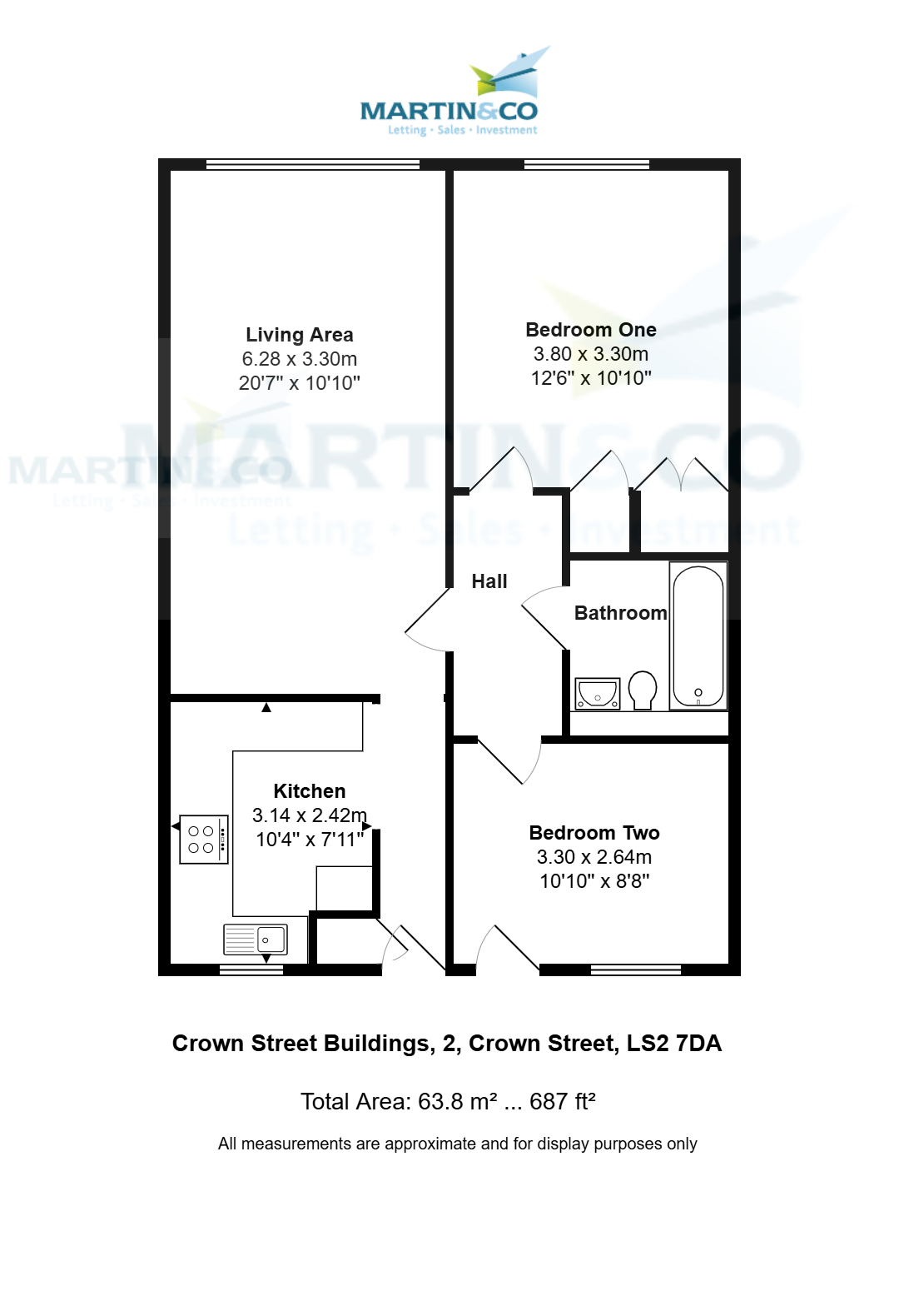 10, Crown Street Buildings, Leeds floorplan