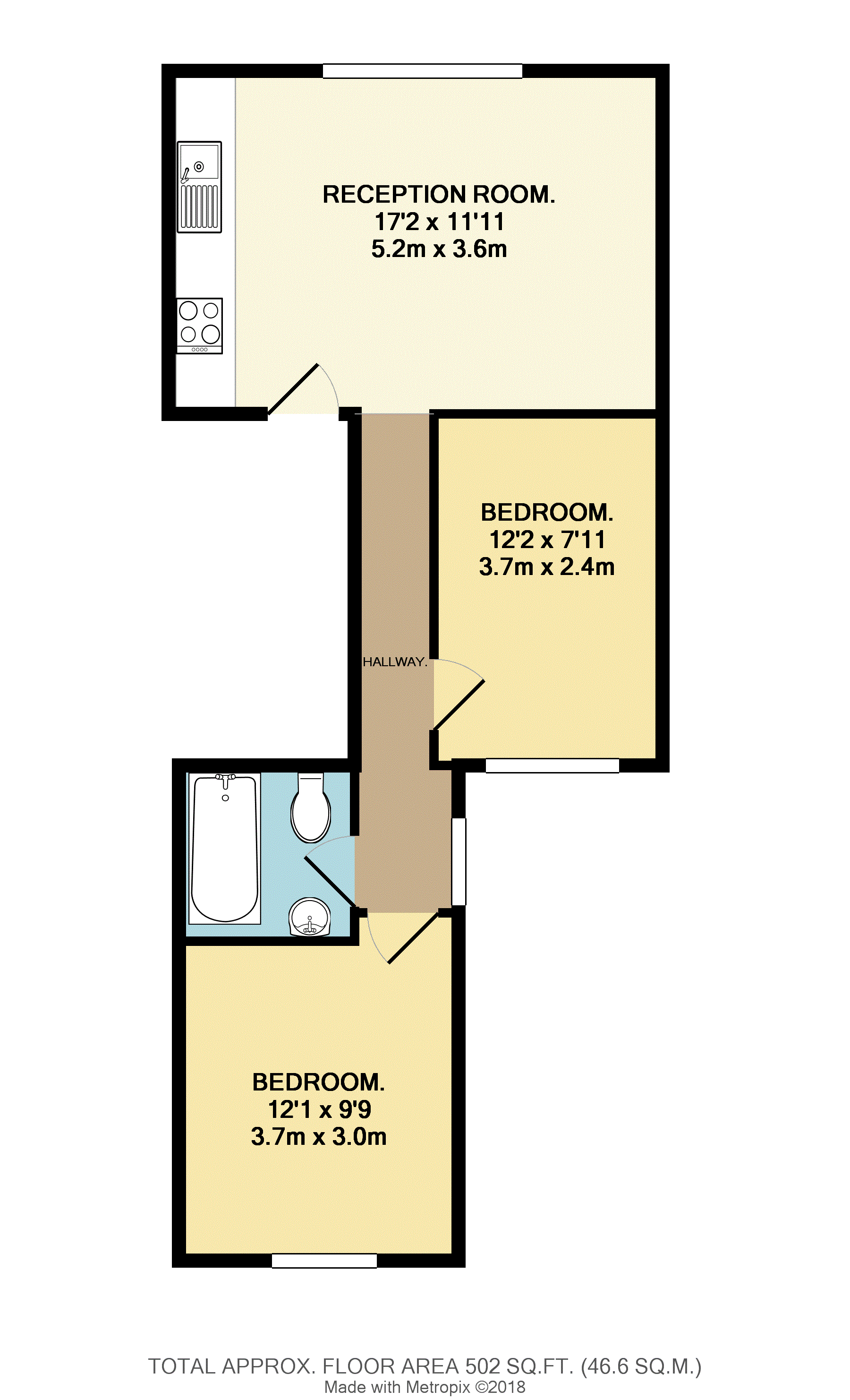North Street, Bedminster, Bristol BS3, 2 bedroom flat for sale