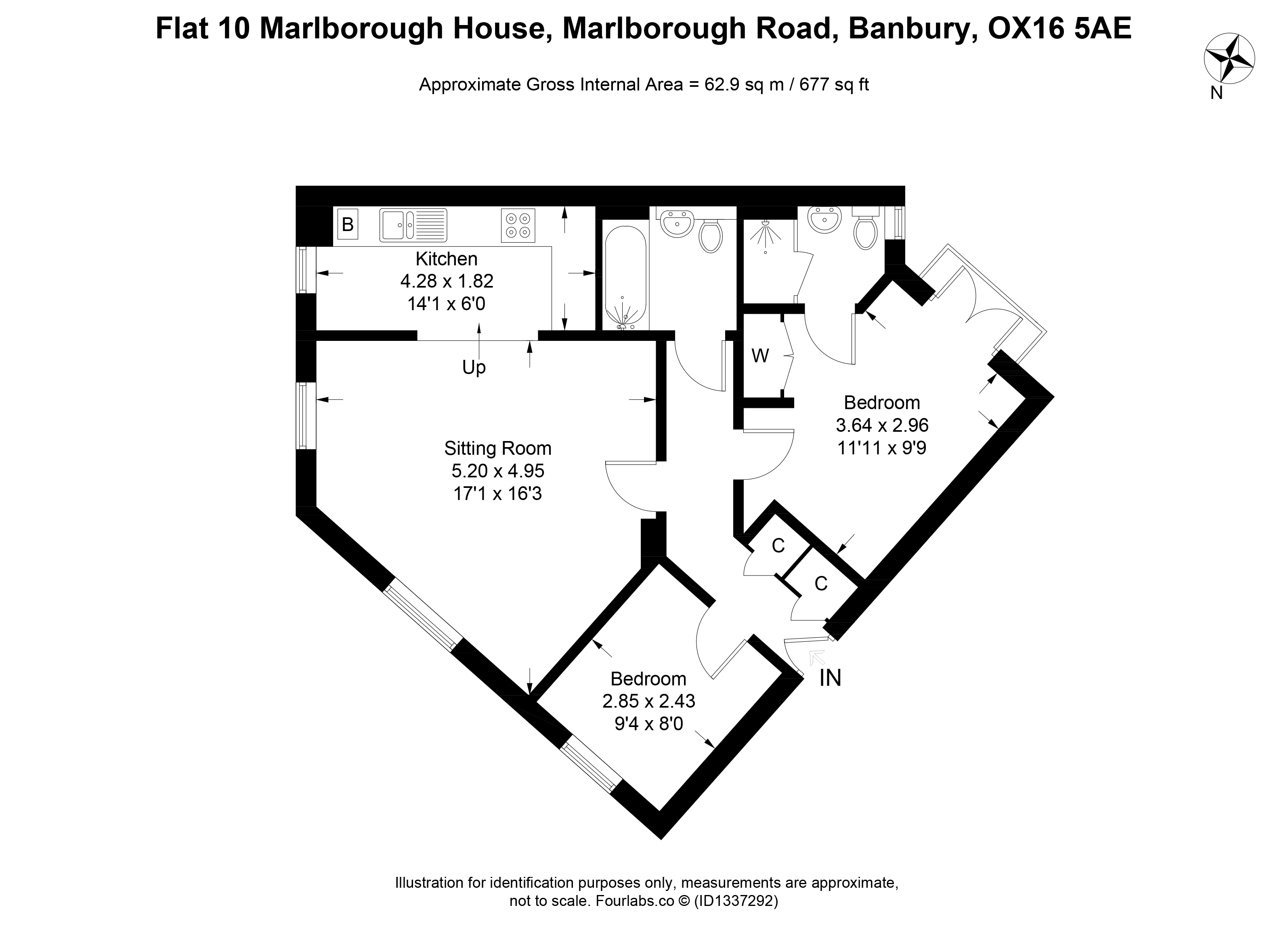 10 Marlborough House, Marlborough Road, Banbury floorplan