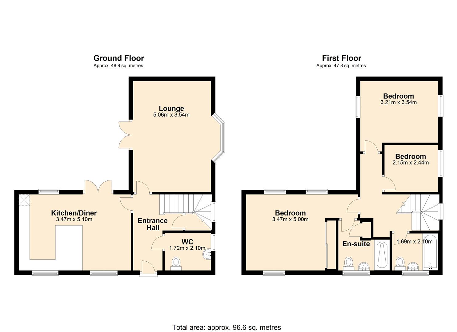 3, Wall Brown Way, Aylesbury floorplan